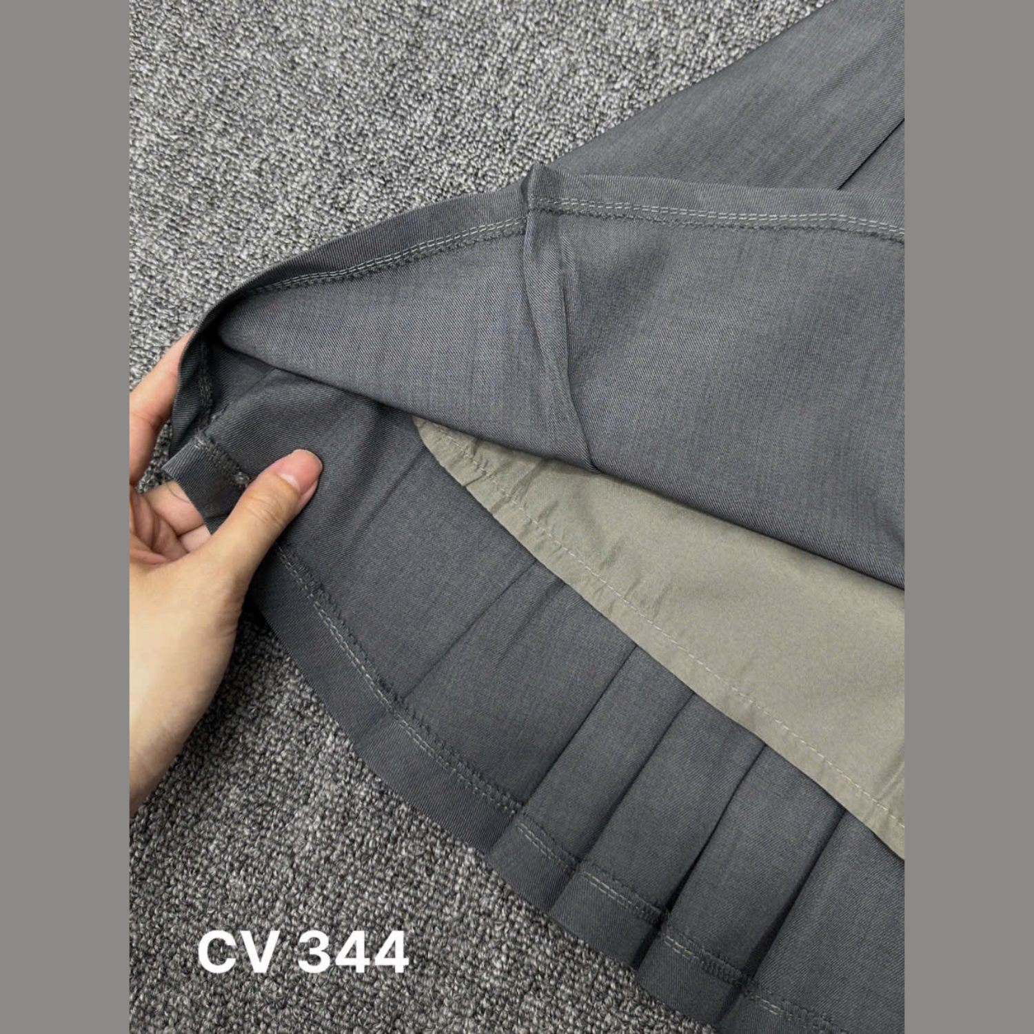 Chân váy ngắn xếp ly kiểu bigsize CV344 dành cho nàng béo mập từ 55-90kg_thumbnail_9