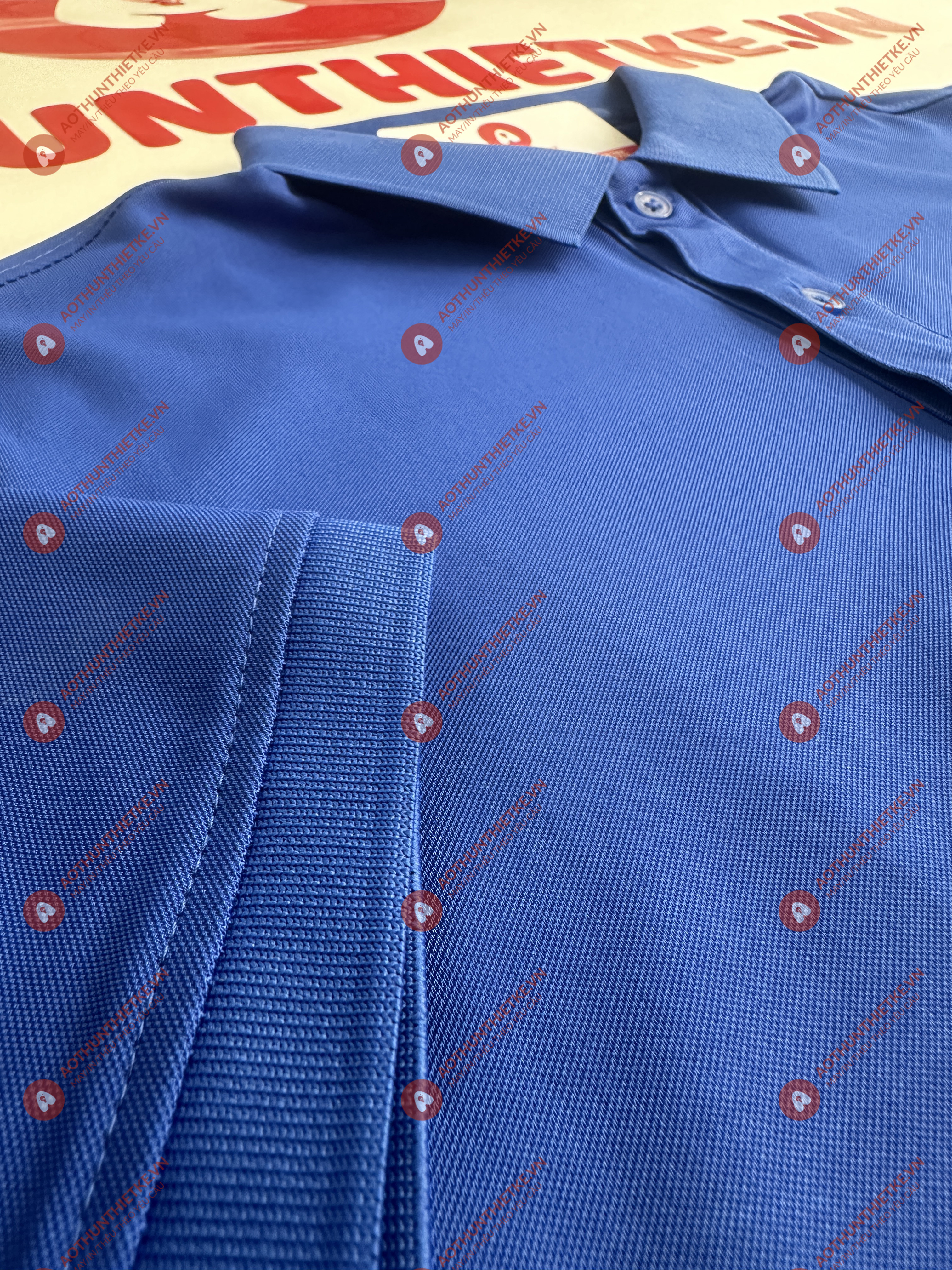 Áo Đồng Phục Polo Basic Xanh Bích_thumbnail_2