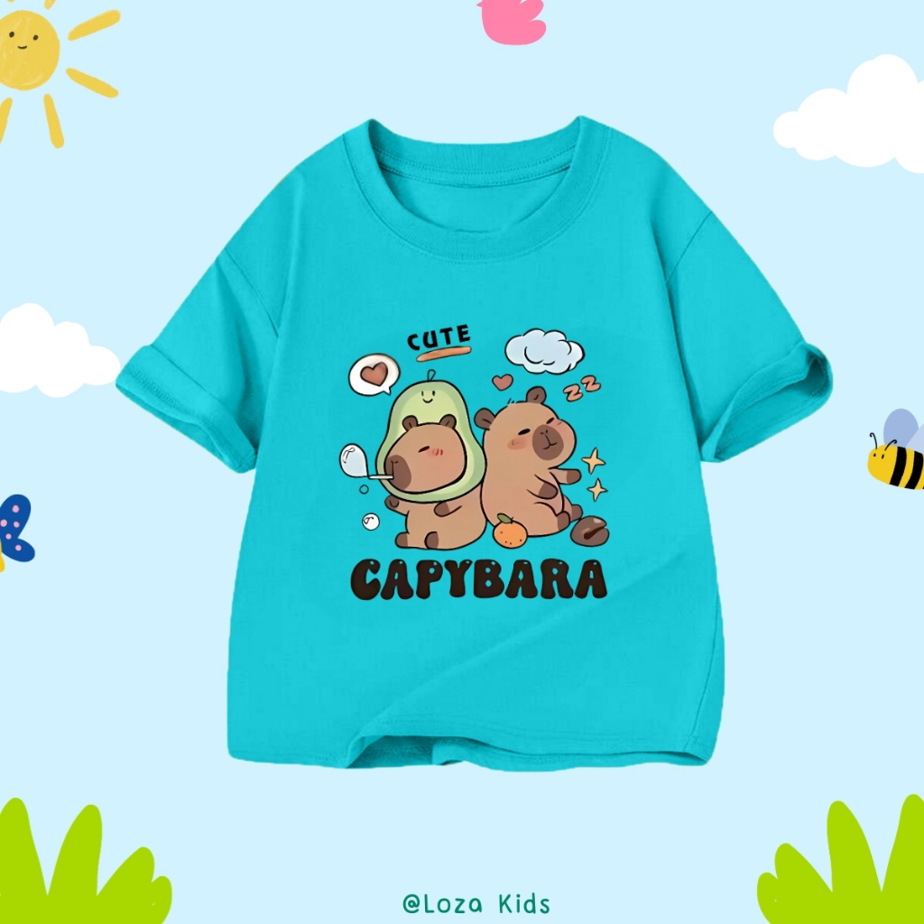 Áo phông cho bé in hình CapyBara nhiều mẫu - Loza Kids  AT024_thumbnail_9