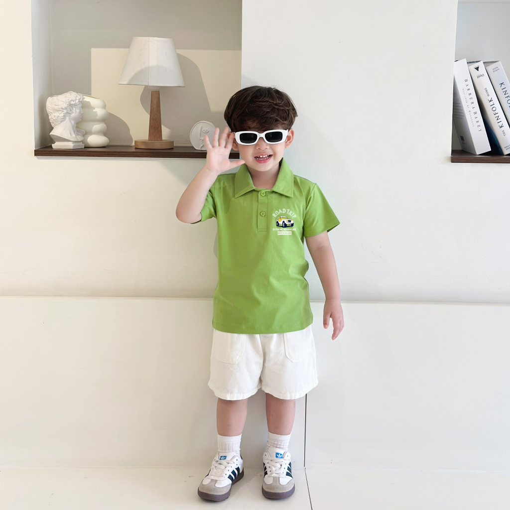 Áo polo bé trai in hình ô tô - Loza Kids PL3188_thumbnail_3