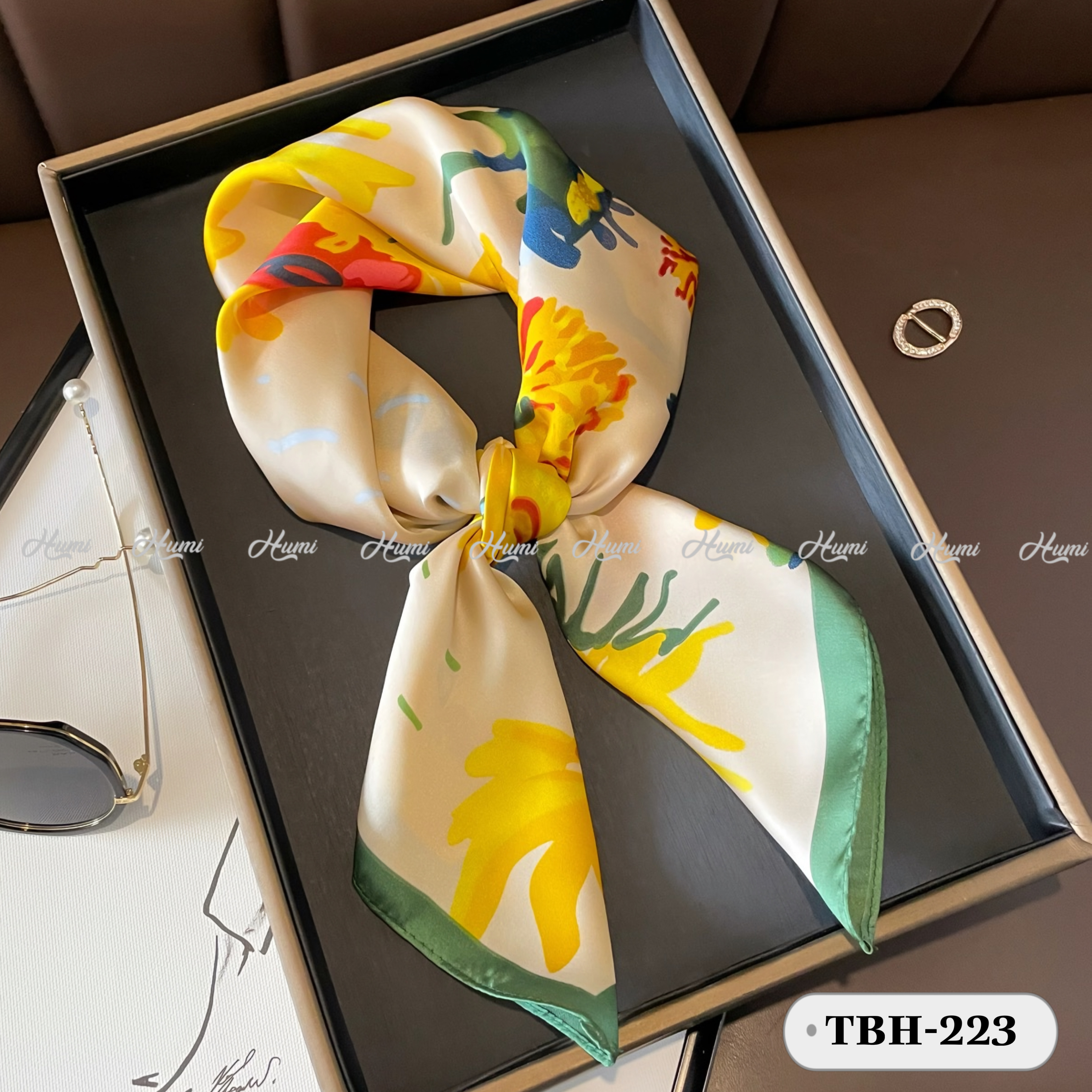 KHĂN LỤA VUÔNG HQ 70x70CM (TBH223)