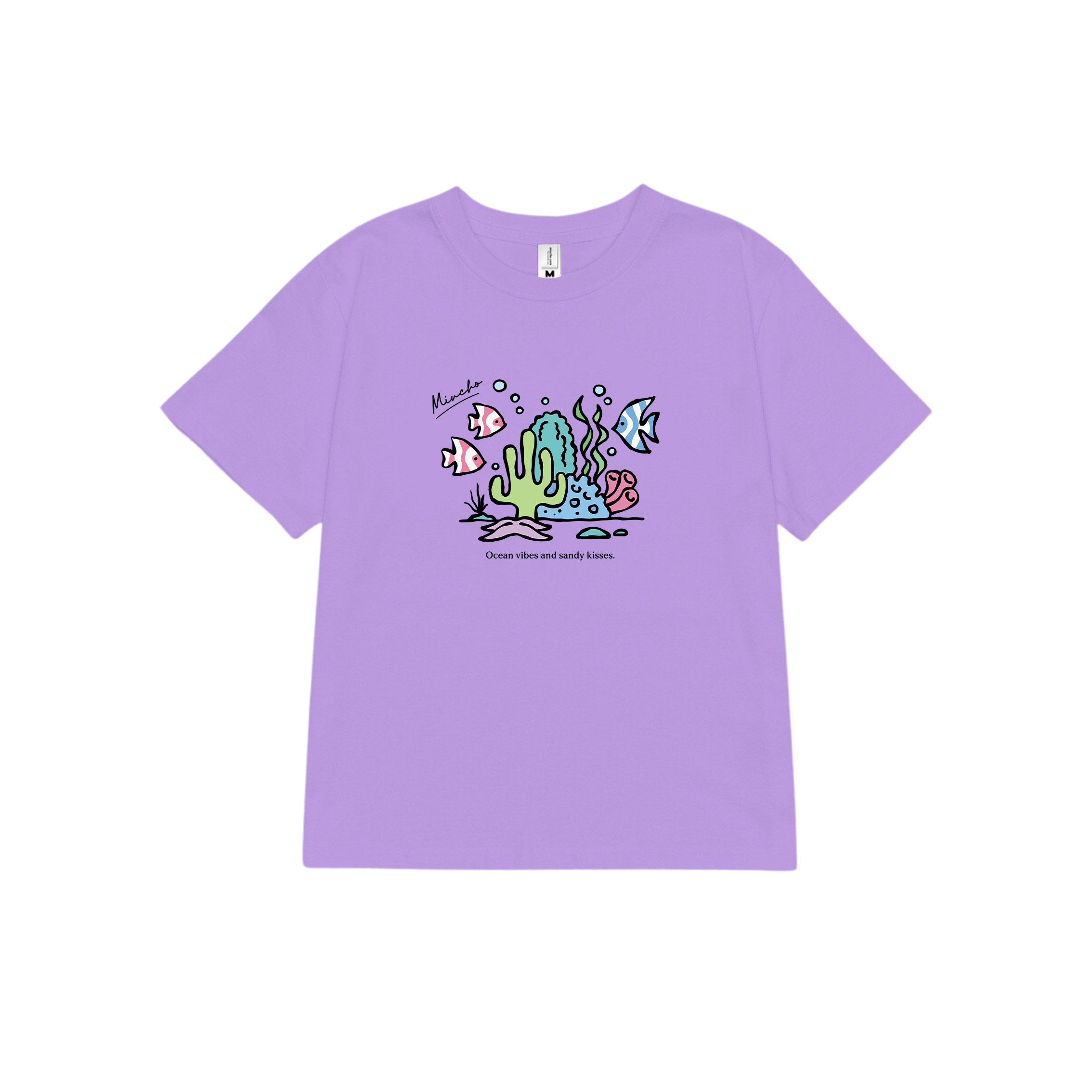 Áo thun baby tee form ôm xinh xắn mùa hè ABD1023 Miucho tay ngắn Cổ tròn hotrend in mix_thumbnail_8