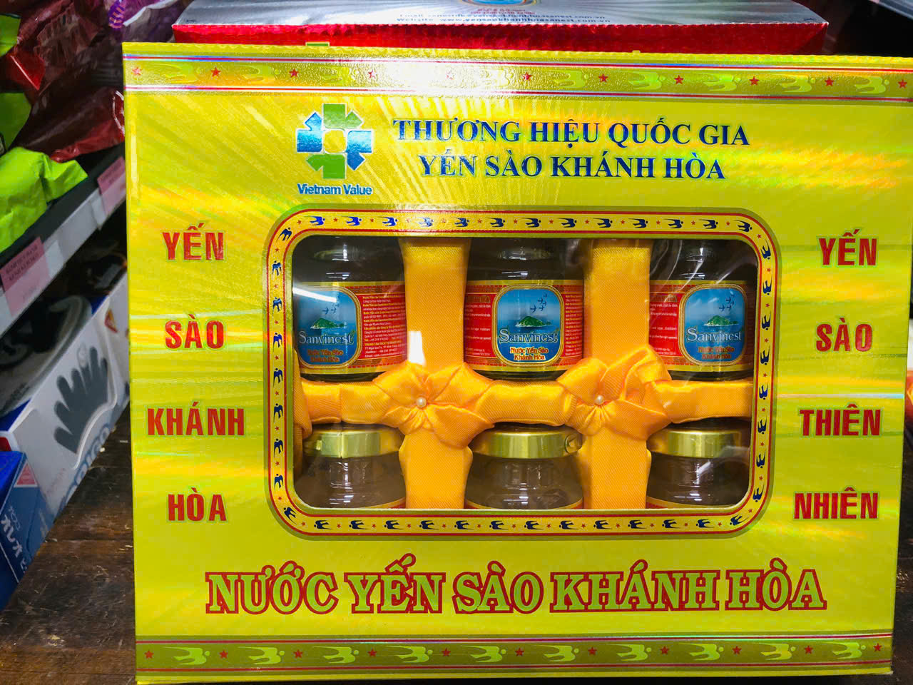 Yến Sào Sanvinest H/6 hủ vàng