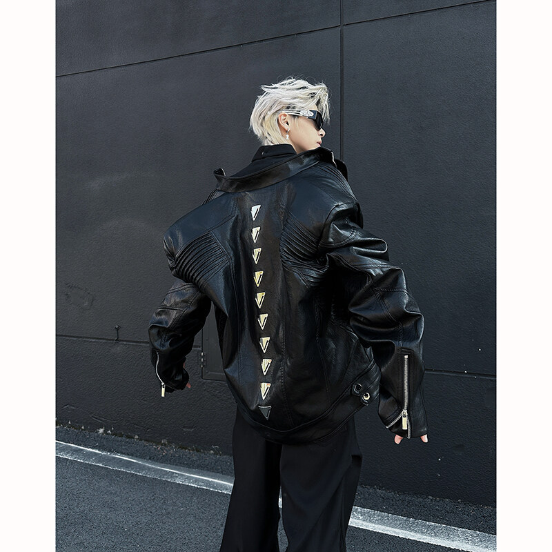 Áo Khoác Da Đinh Tam Giác Cá Tính_thumbnail_2