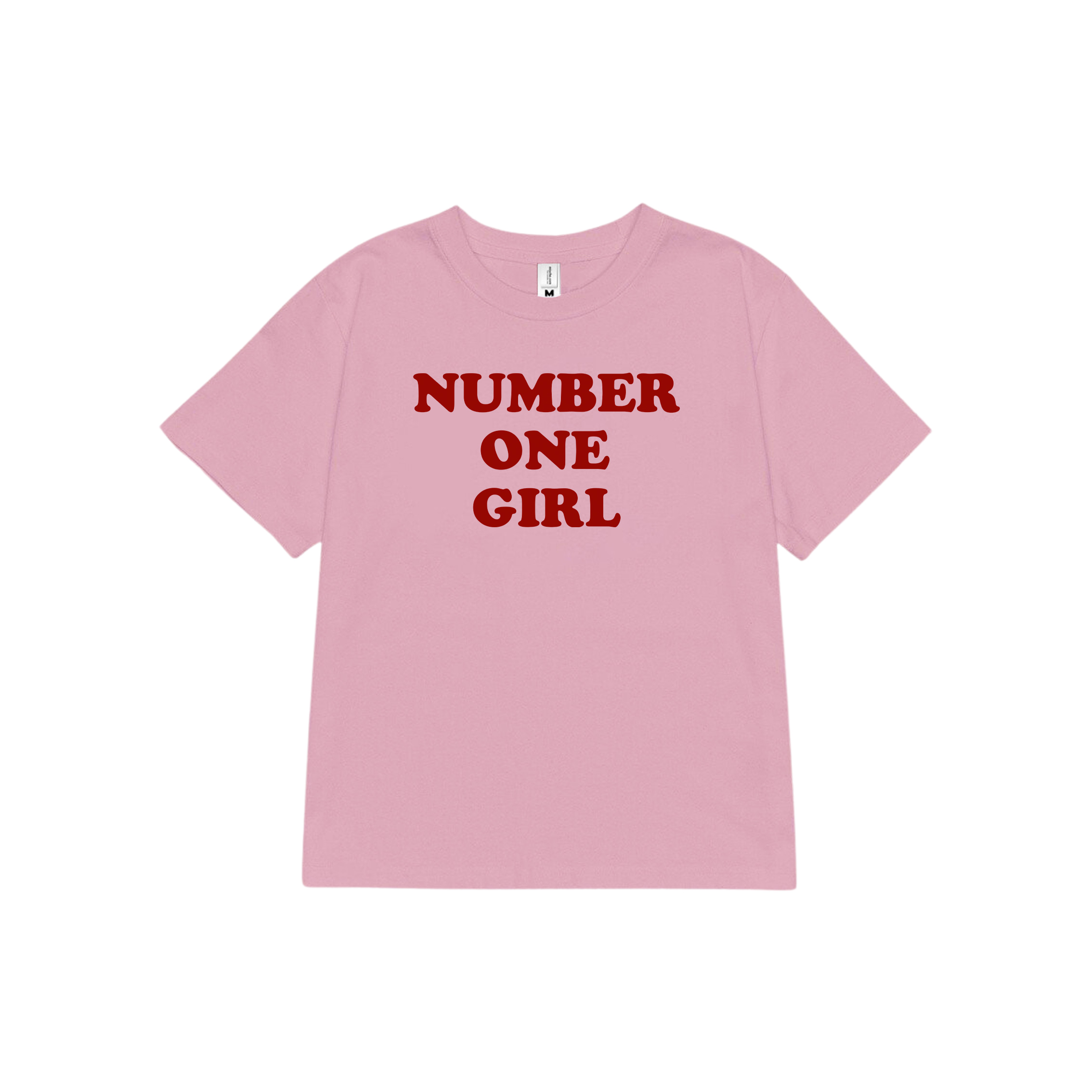 Áo baby tee ôm number one girl 1978 Miucho cổ tròn vải cotton 4c thoáng mát in basic