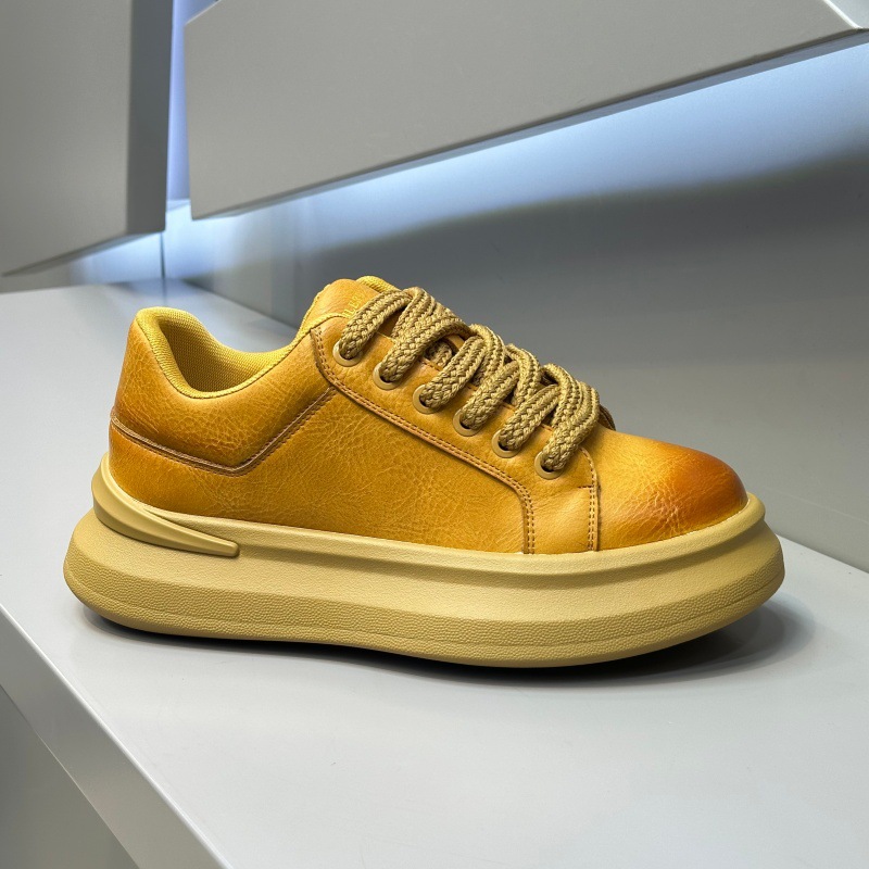 GA357 - Giày bố nam da buộc dây lót lông đế dày giữ ấm phong cách thời trang mùa đông 2025_thumbnail_5