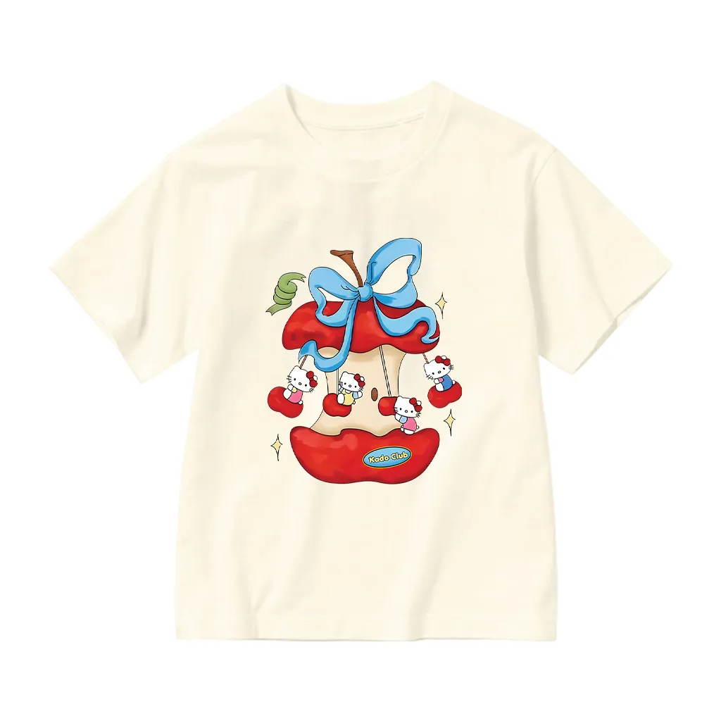 Áo thun bé gái Kitty đáng yêu Kado vải cotton thoáng mát tay ngắn cổ tròn in artwork 2880_thumbnail_16