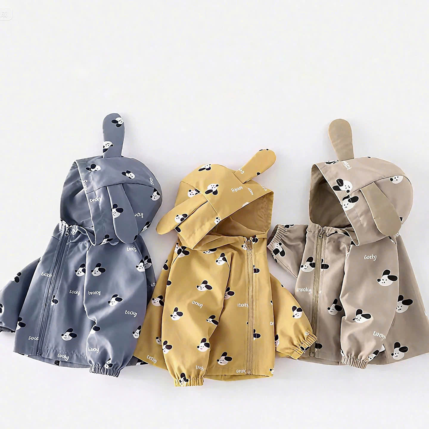 HE25 - Áo khoác bé tai cún ( NGẪU NHIÊN )