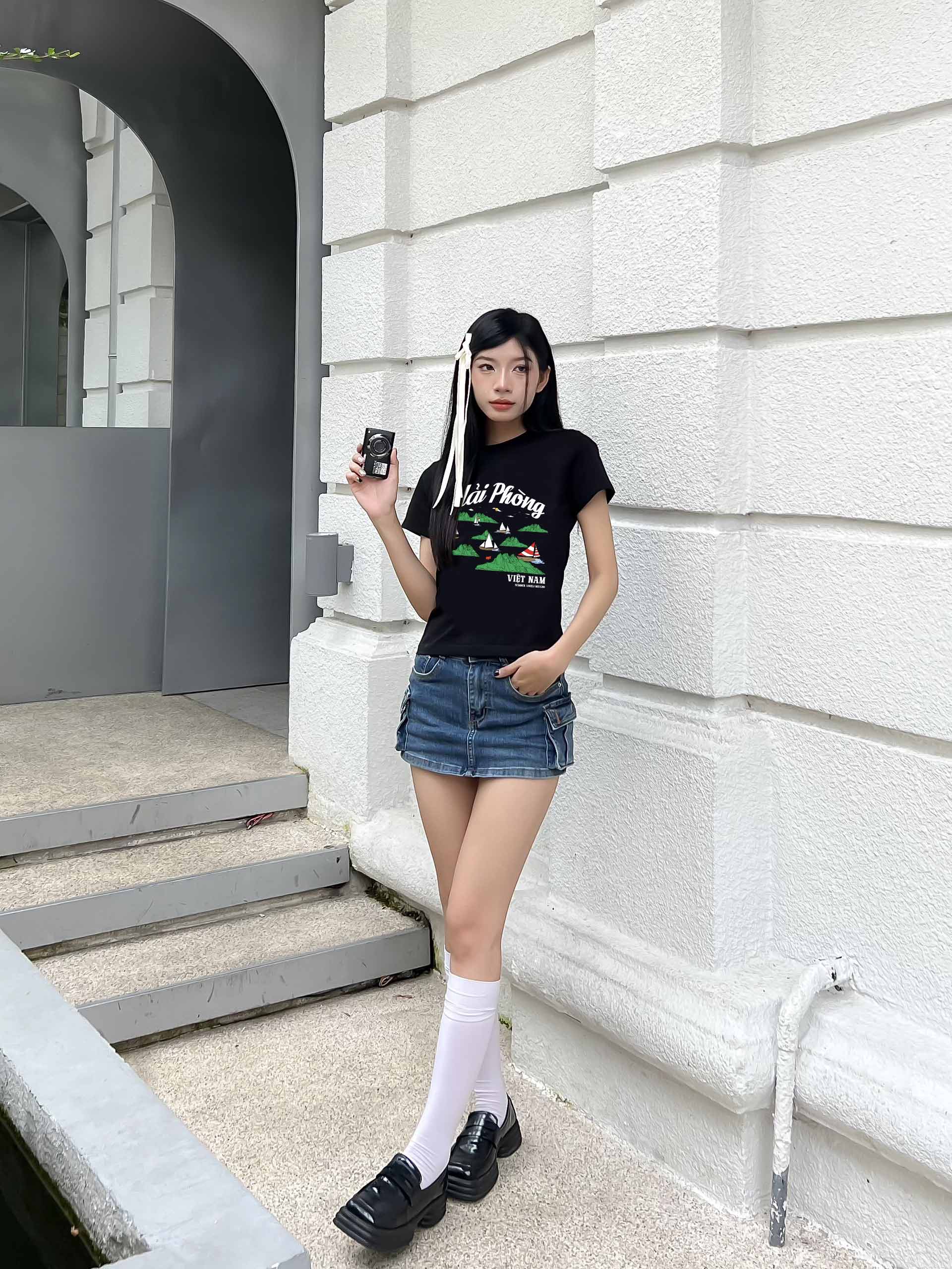 Áo thun baby tee form ôm xinh xắn ABD1276 Miucho tay ngắn cổ tròn in hình Hải Phòng_thumbnail_6