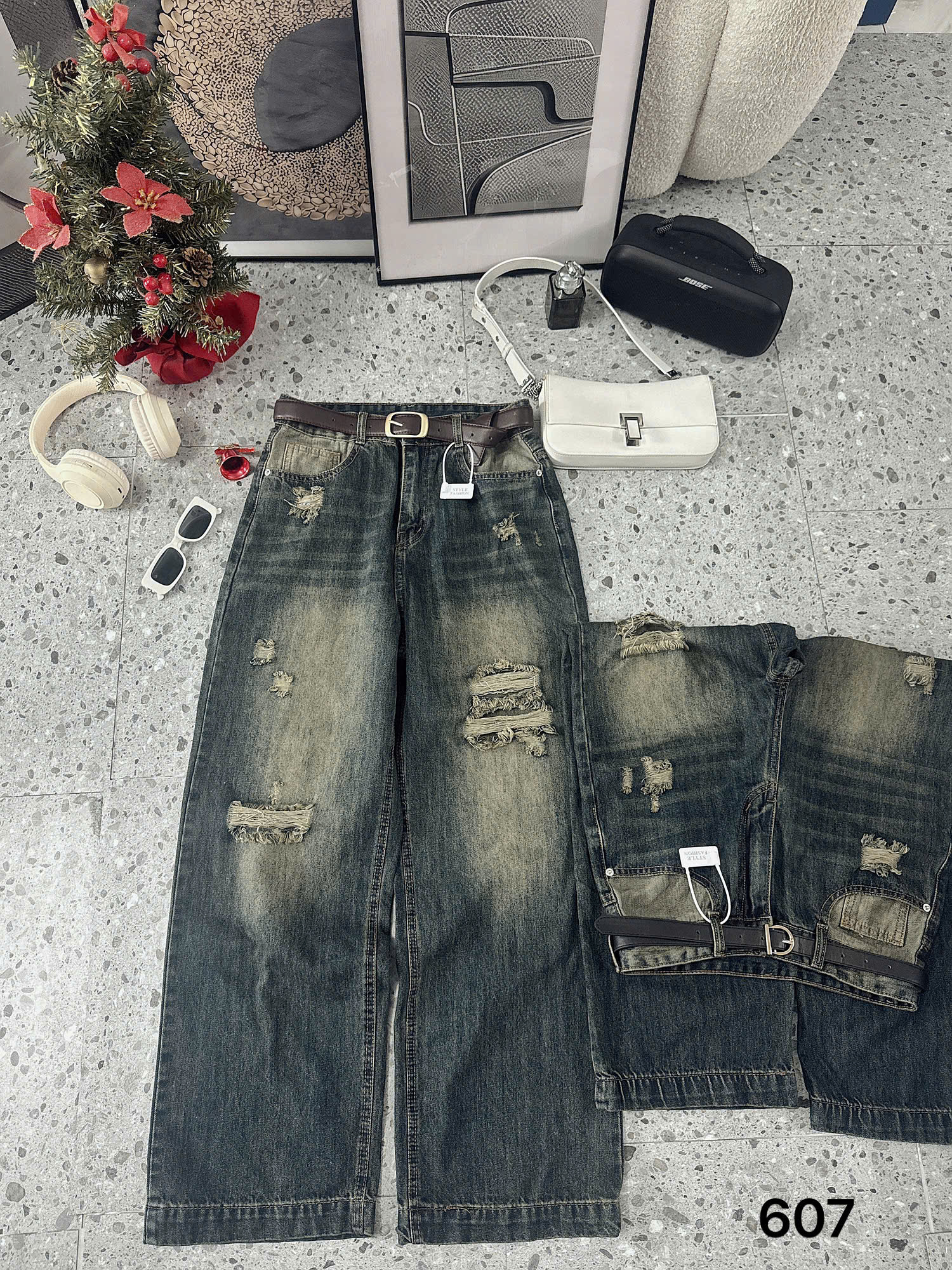 BIGSIZE NỮ-Quần suông rách T- QJ607_thumbnail_5