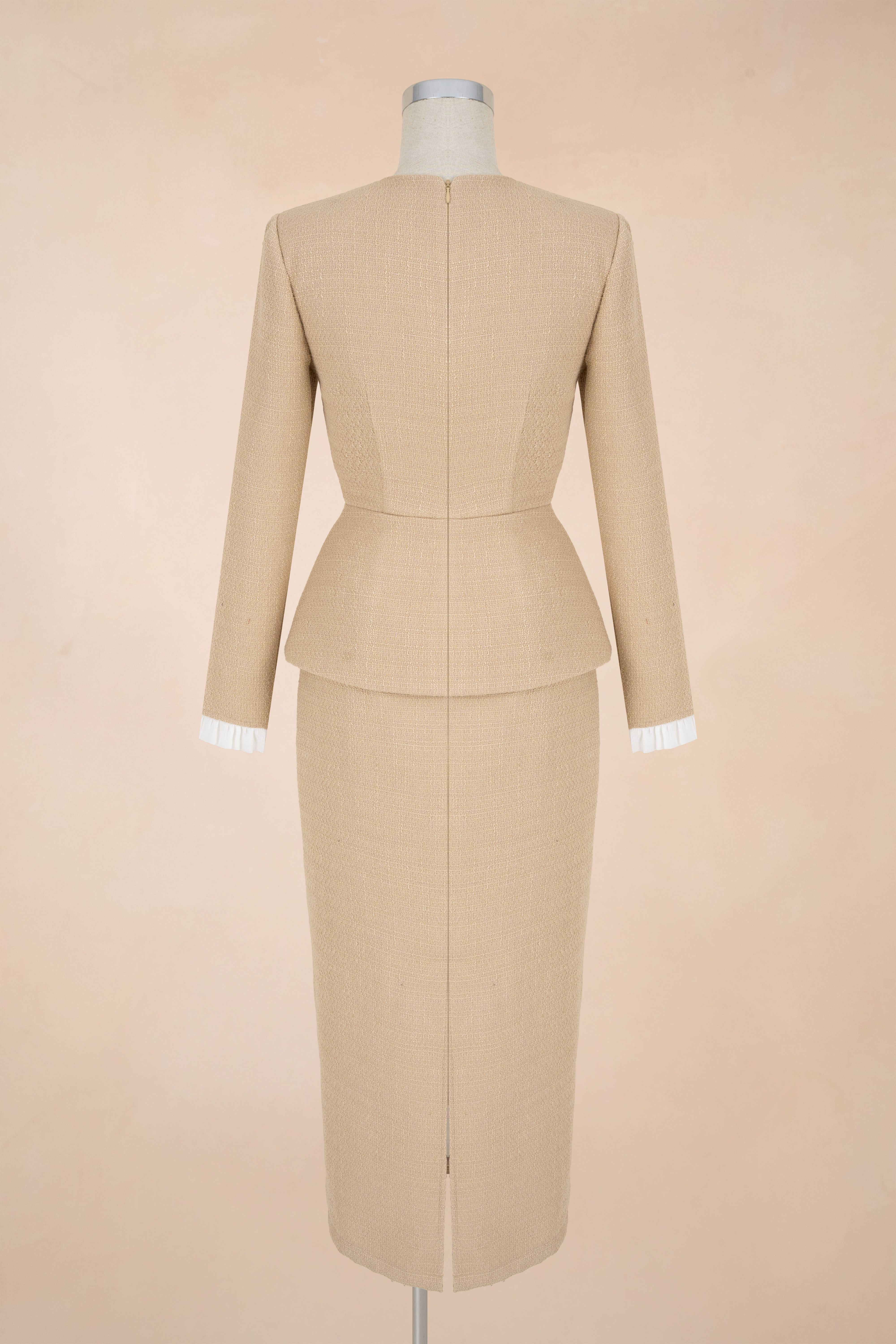 Đầm Bút Chì Dạ Nắp Túi