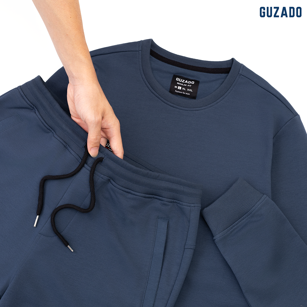 Bộ Nỉ Nam GUZADO Co Giãn, Giữ Ấm Tốt GBN01