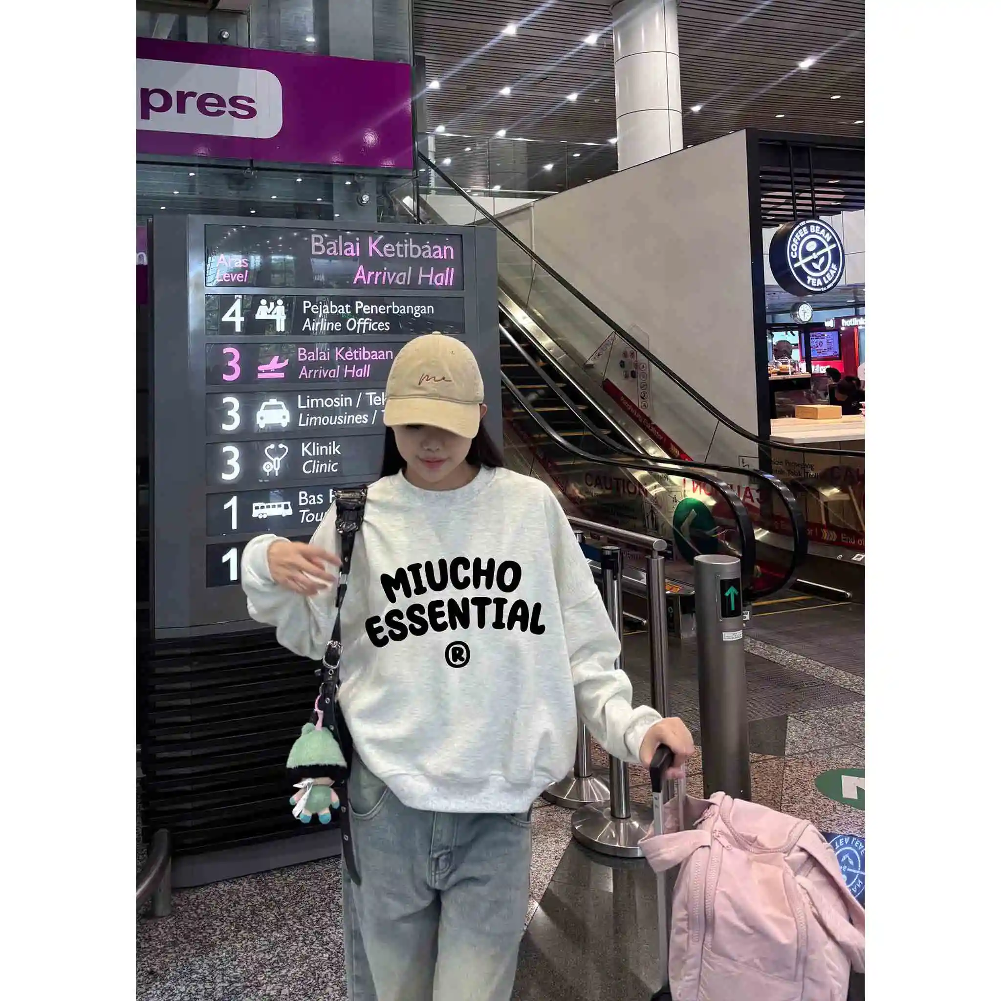 Áo Sweater boxy unisex Miucho Club vải nỉ 2 da cao cấp thoáng mát cổ tròn in chữ basic 2820_thumbnail_4