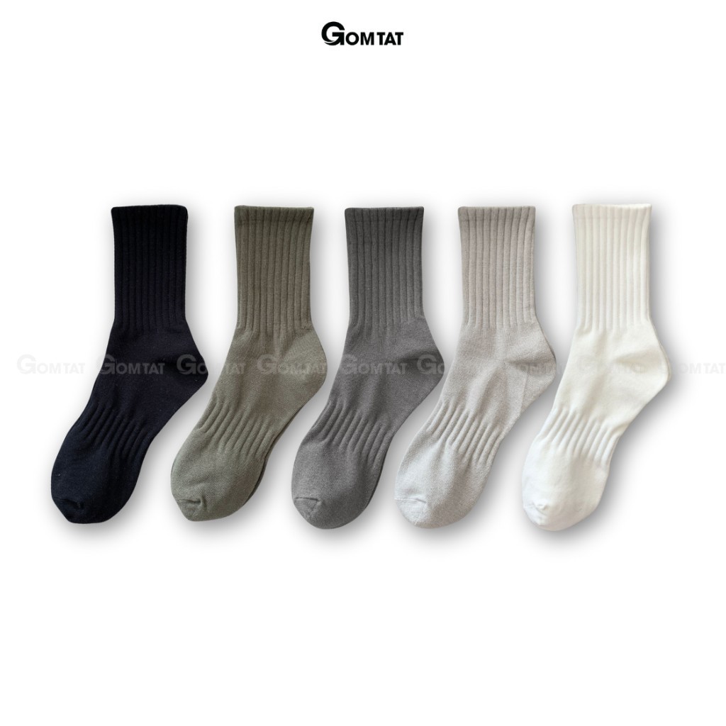 Combo 5 đôi tất nam cổ cao OAS-1702