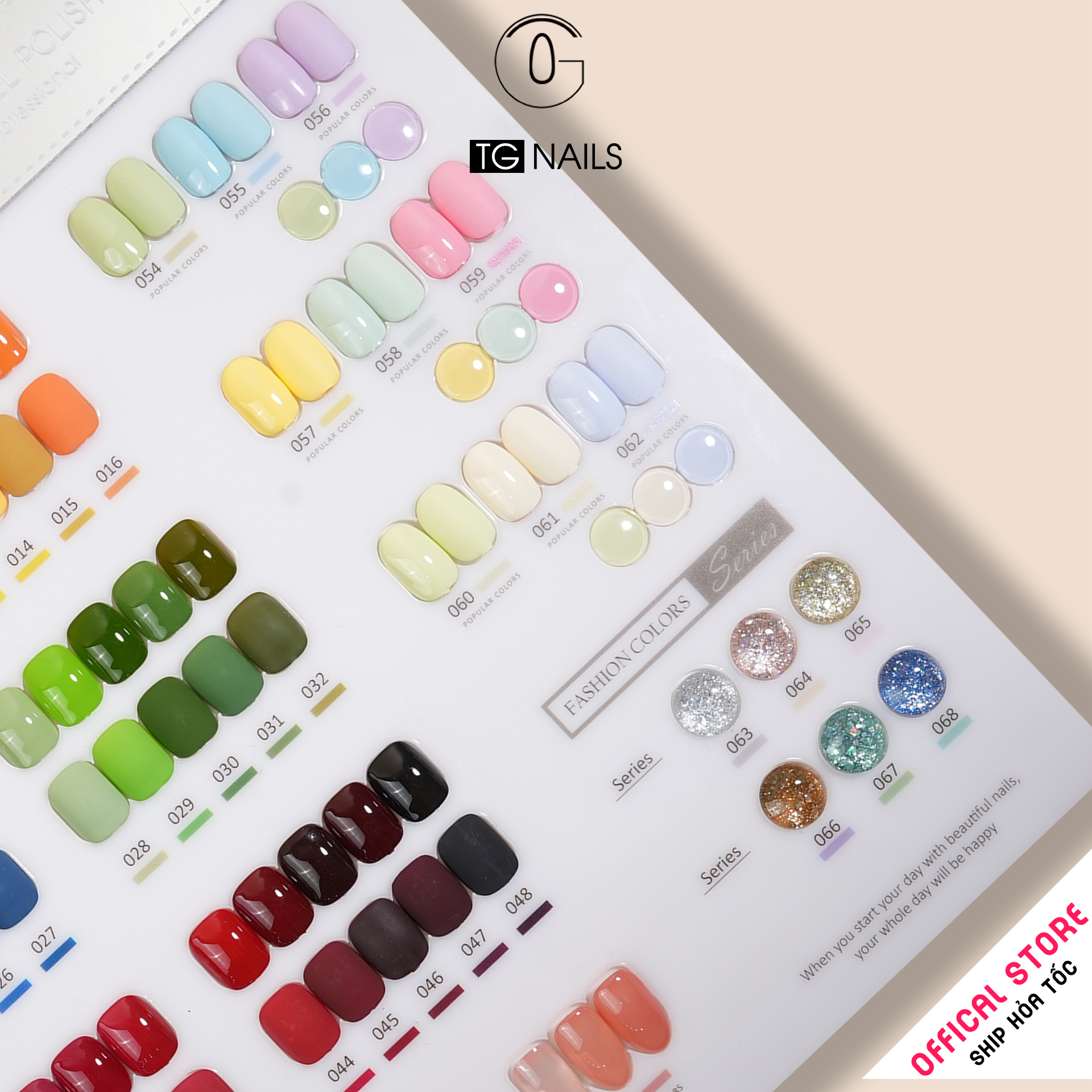 Sơn móng gel TG. Dung tích: 15ml/ lọ. Nhãn hàng TG nail._thumbnail_7