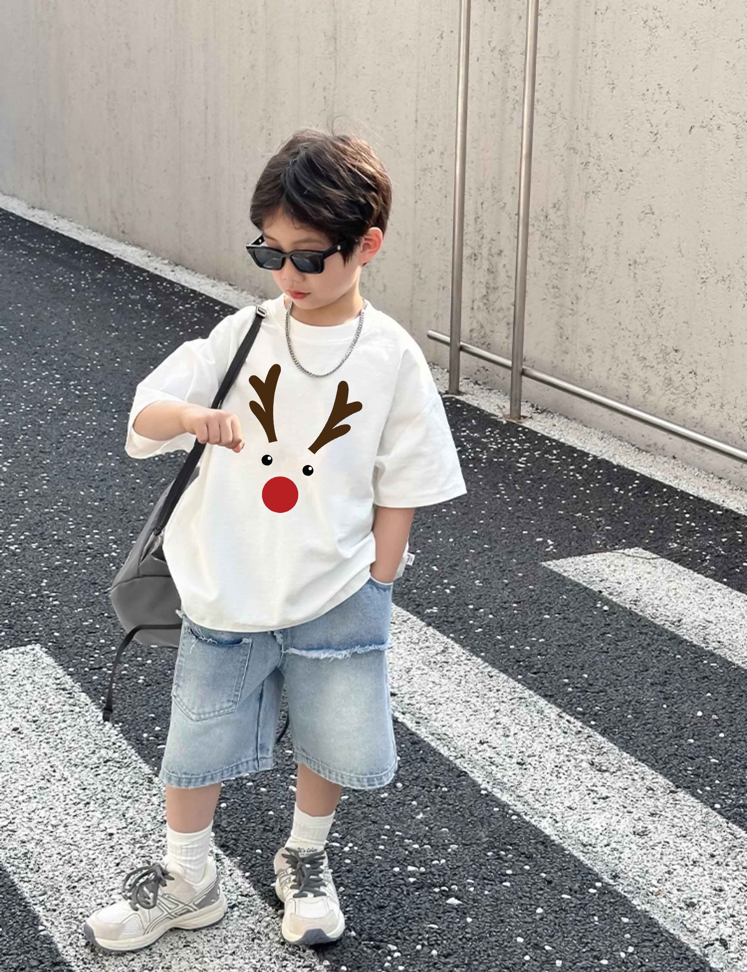 Áo thun bé trai giáng sinh noel form rộng vải cotton co giãn thoải mái AED1708 Miucho Kid in artwork_thumbnail_3