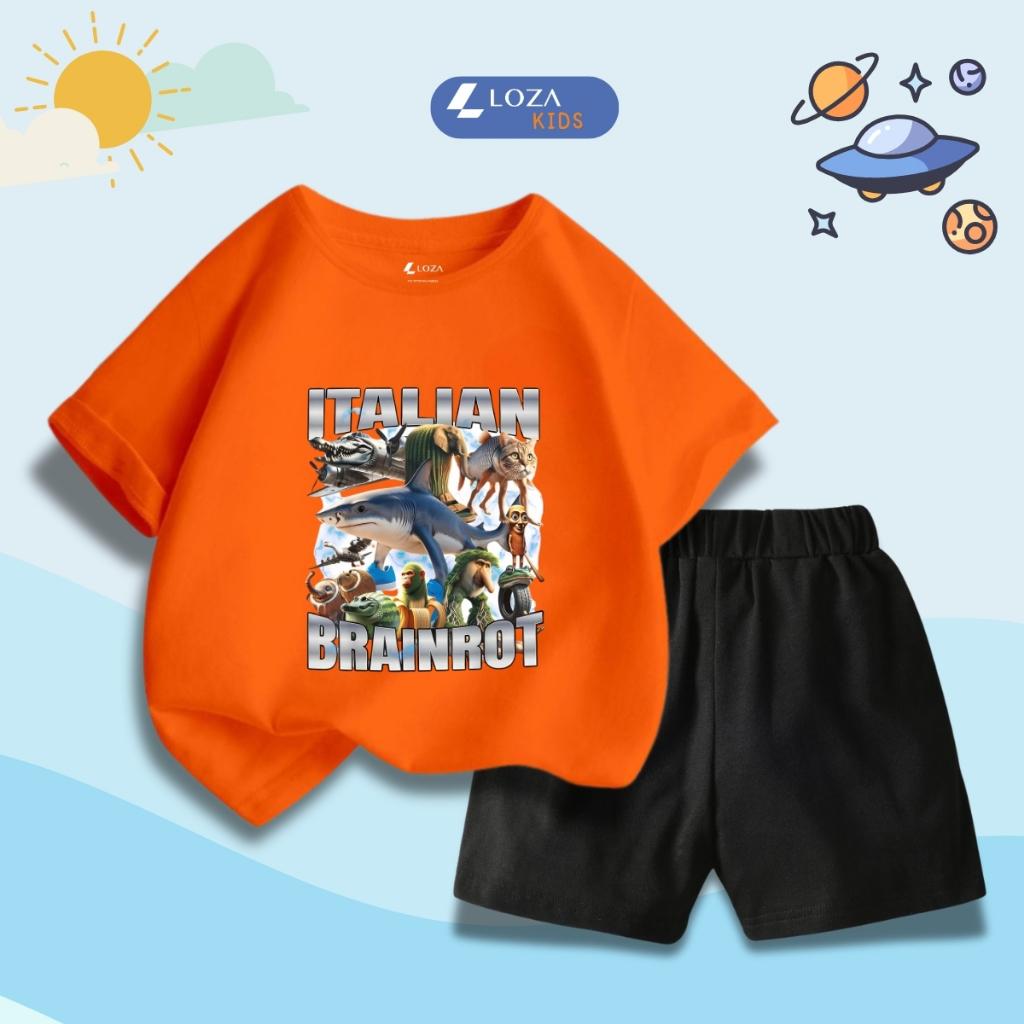 Bộ đồ bé trai in ITALIAN BRAINROT -  Loza Kids SB382_thumbnail_10