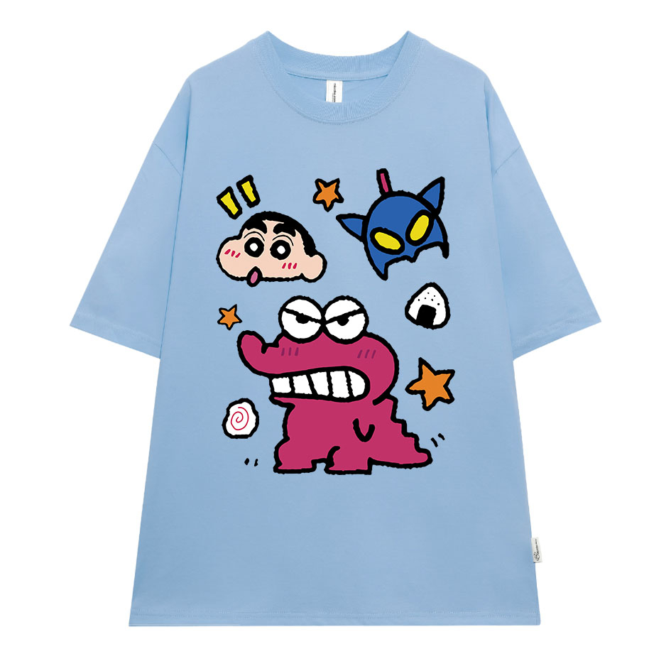 Áo thun nữ in hình Shin dễ thương form rộng ATD224 Miucho cotton spandex in Artwork_thumbnail_10