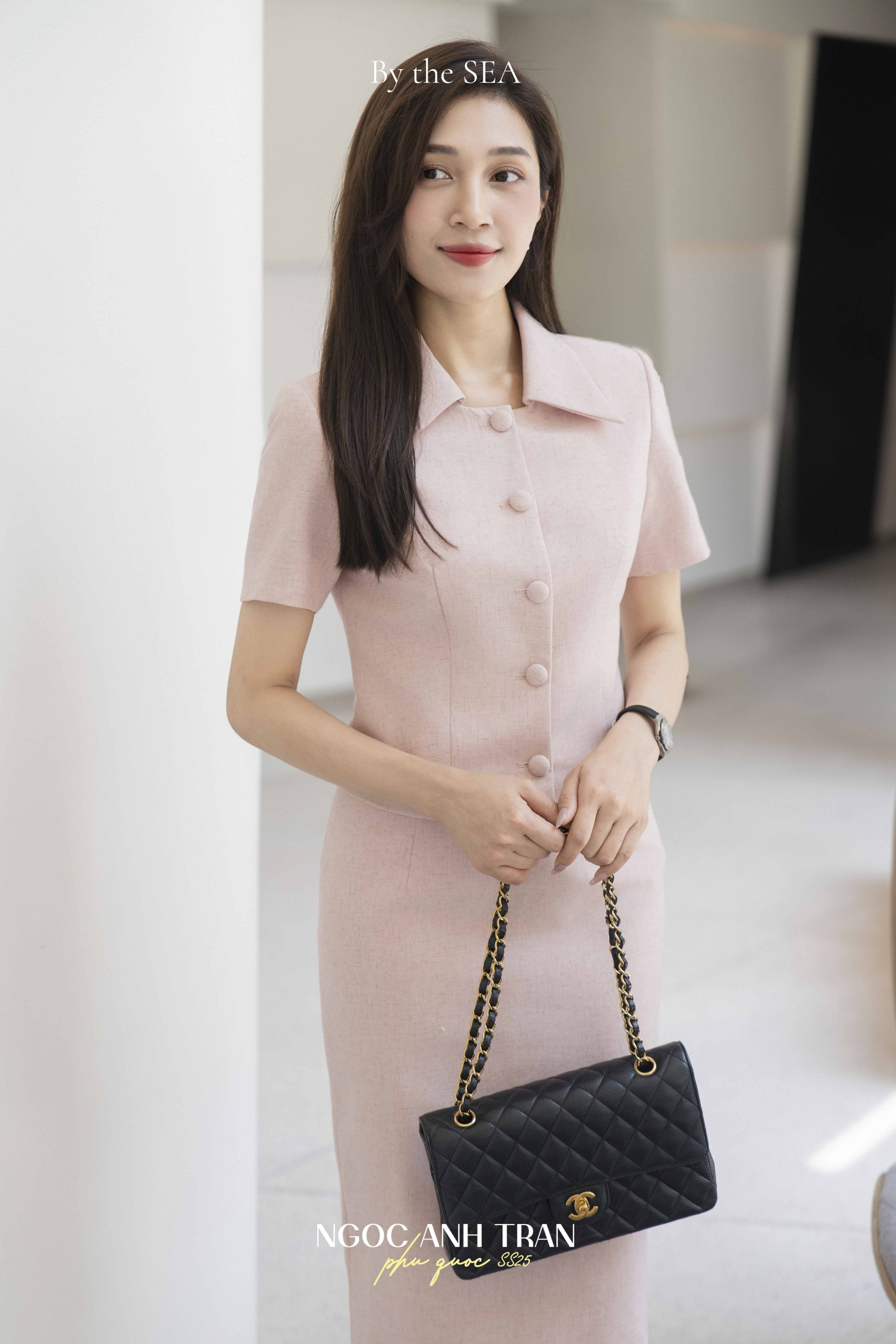 SET A159 -  Set CÁT HỒNG dáng lửng