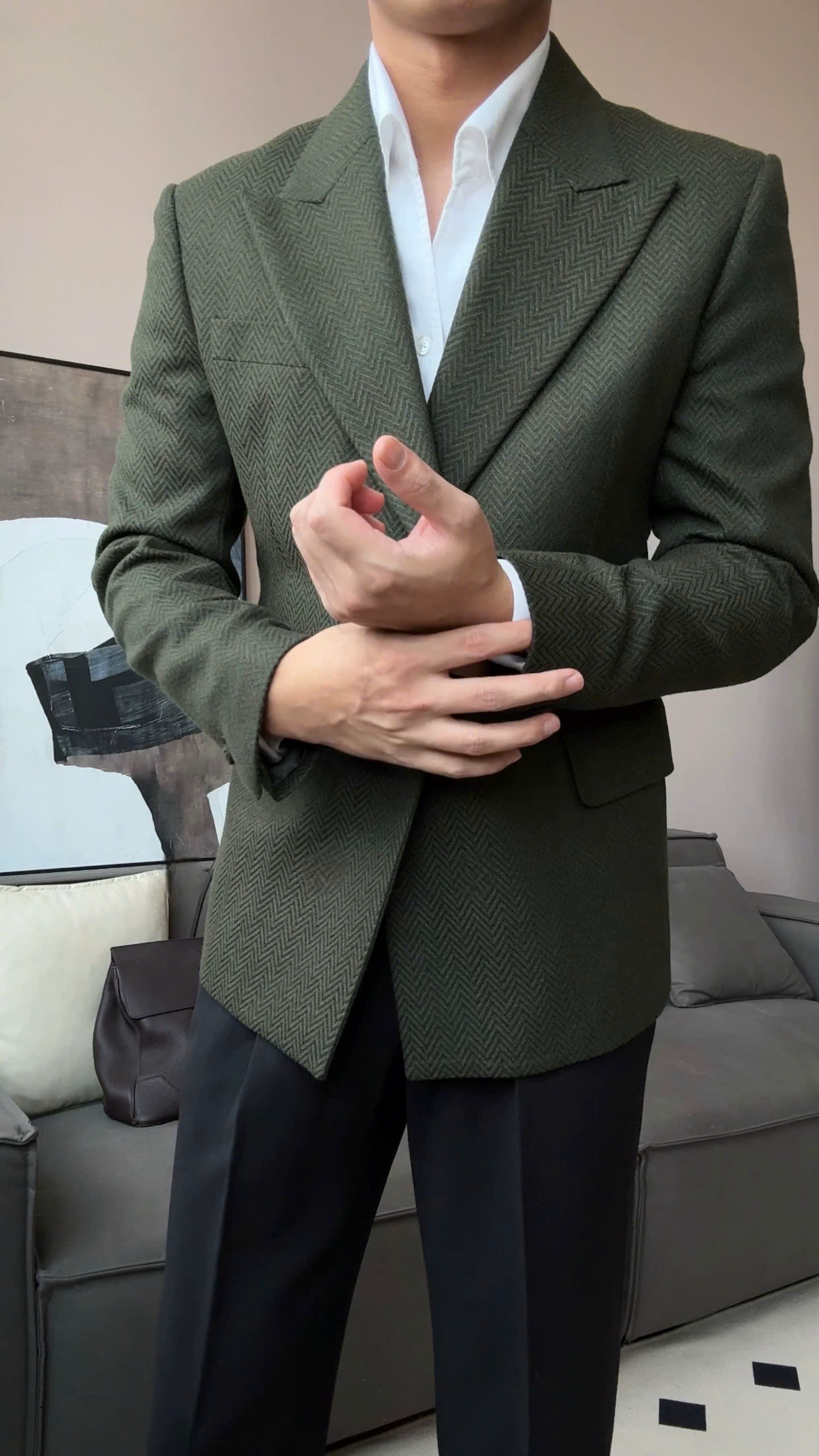 Áo Blazer Cotswolds Nền Vải Herringbone_thumbnail_5