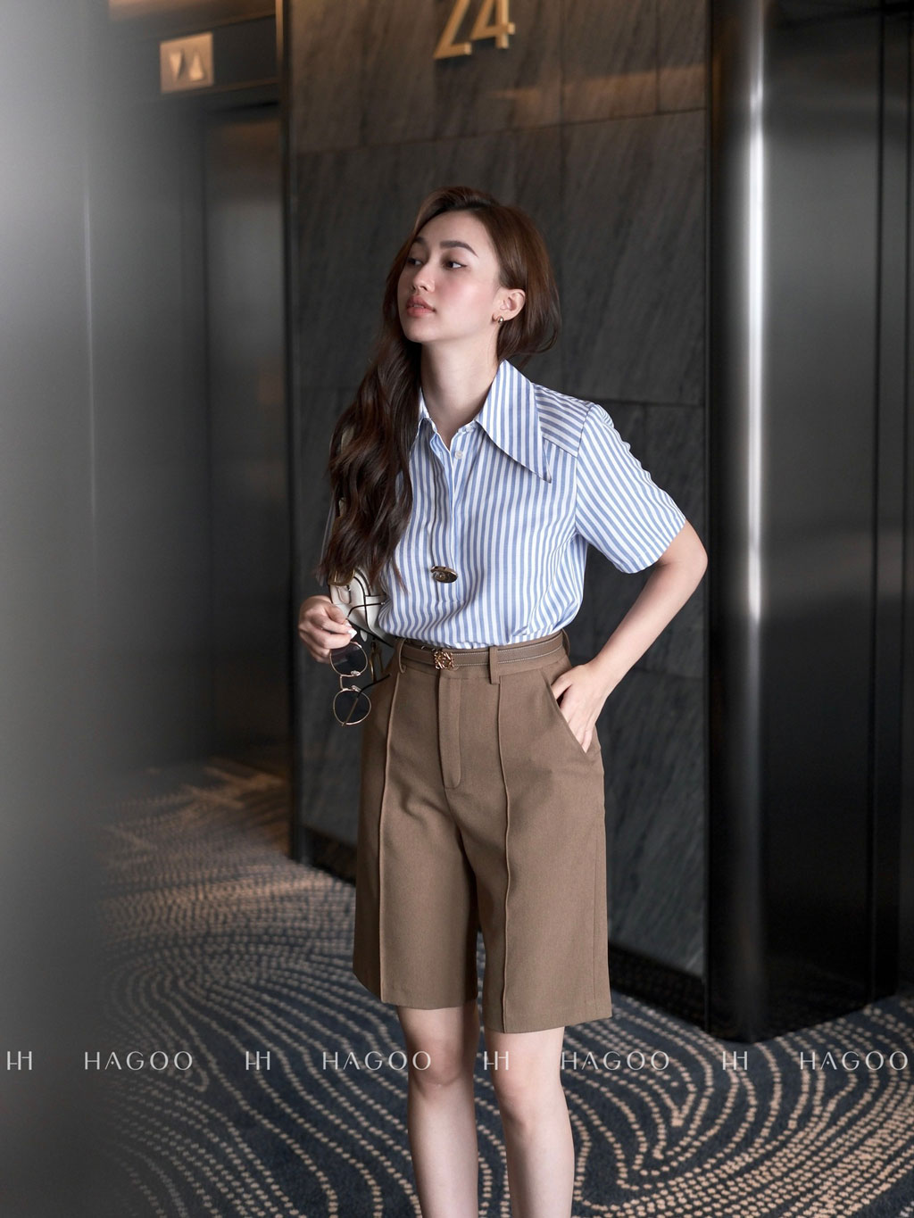 Quần short lửng bấu ly HAGOO_thumbnail_10