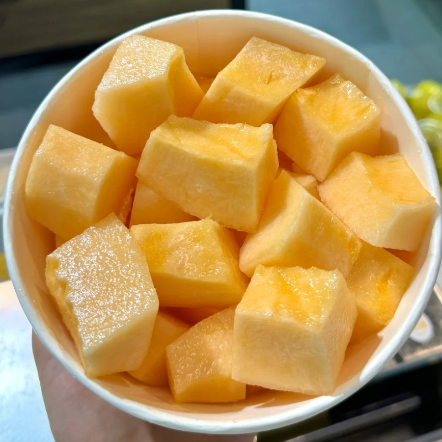 Dưa lưới cắt sẵn