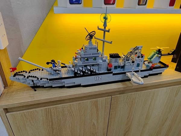 LEGO Đồ chơi lắp ghép 𝐓𝐚̀𝐮 𝐂𝐡𝐢𝐞̂́𝐧 𝐇𝐚̣𝐦 6 trong 1_thumbnail_7