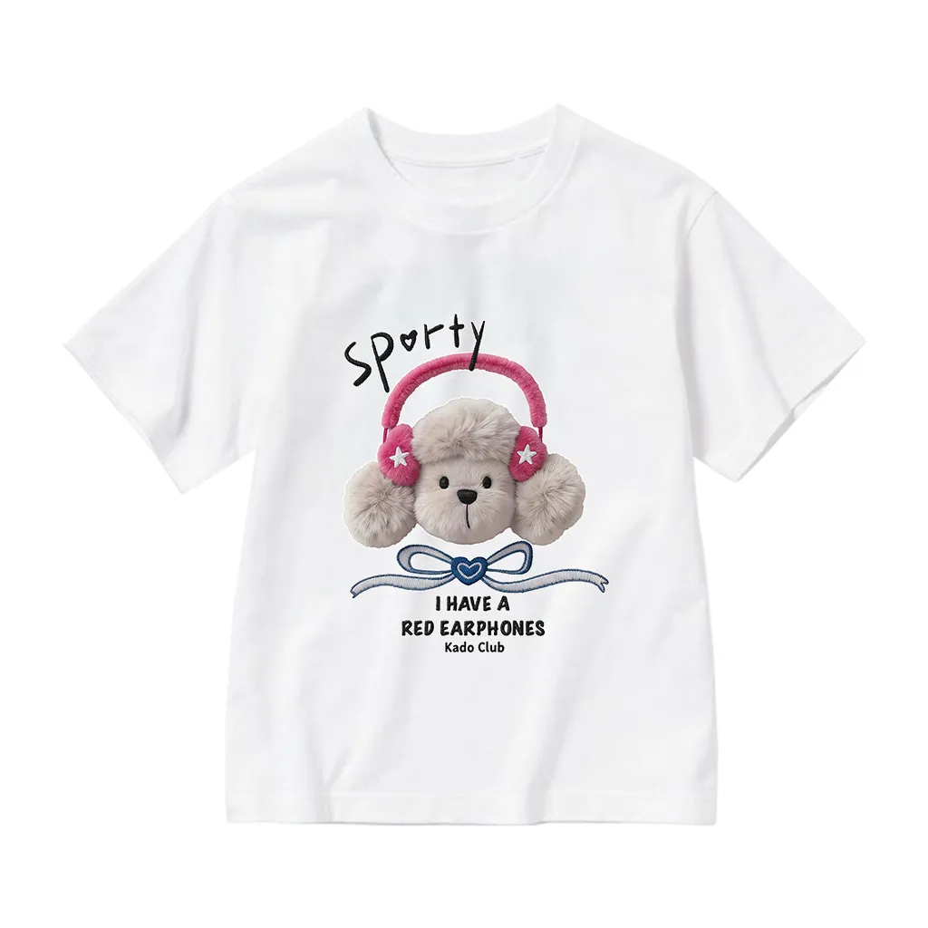 Áo thun cho bé gái dễ thương Kado vải cotton co giãn thoáng mát thoải mái thấm hút tốt 2929_thumbnail_9