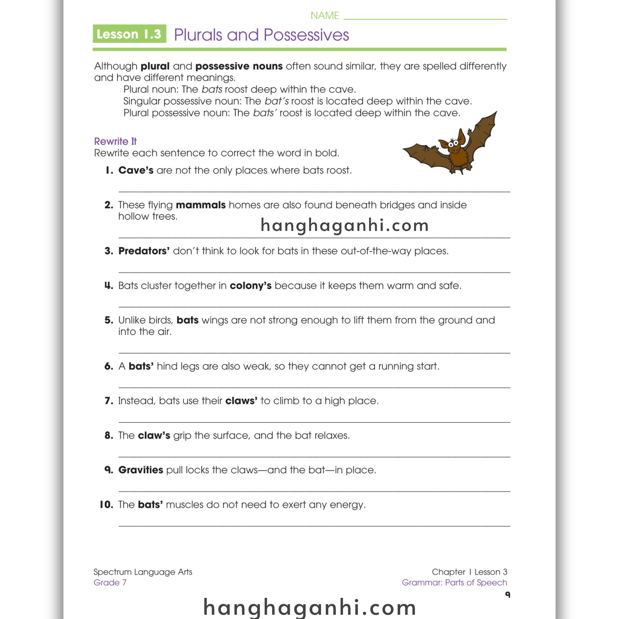 Sách Spectrum Language Arts Workbook Grade 7_thumbnail_2