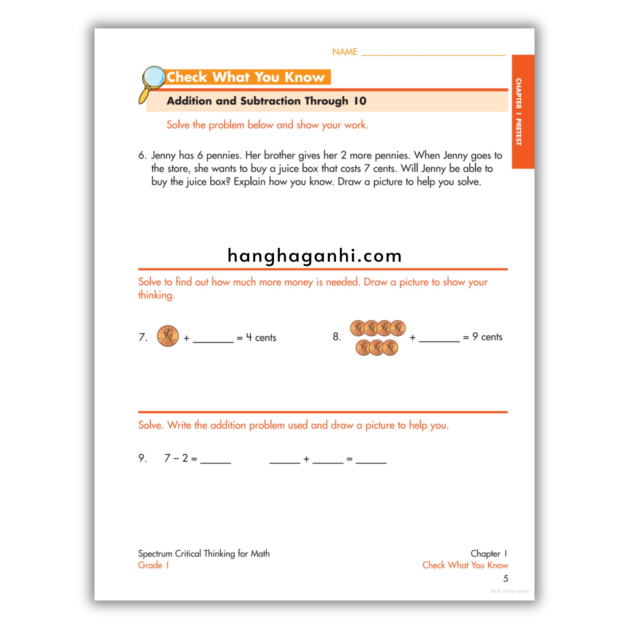 Sách Spectrum Critical Thinking for Math Workbook Grade 1_thumbnail_16