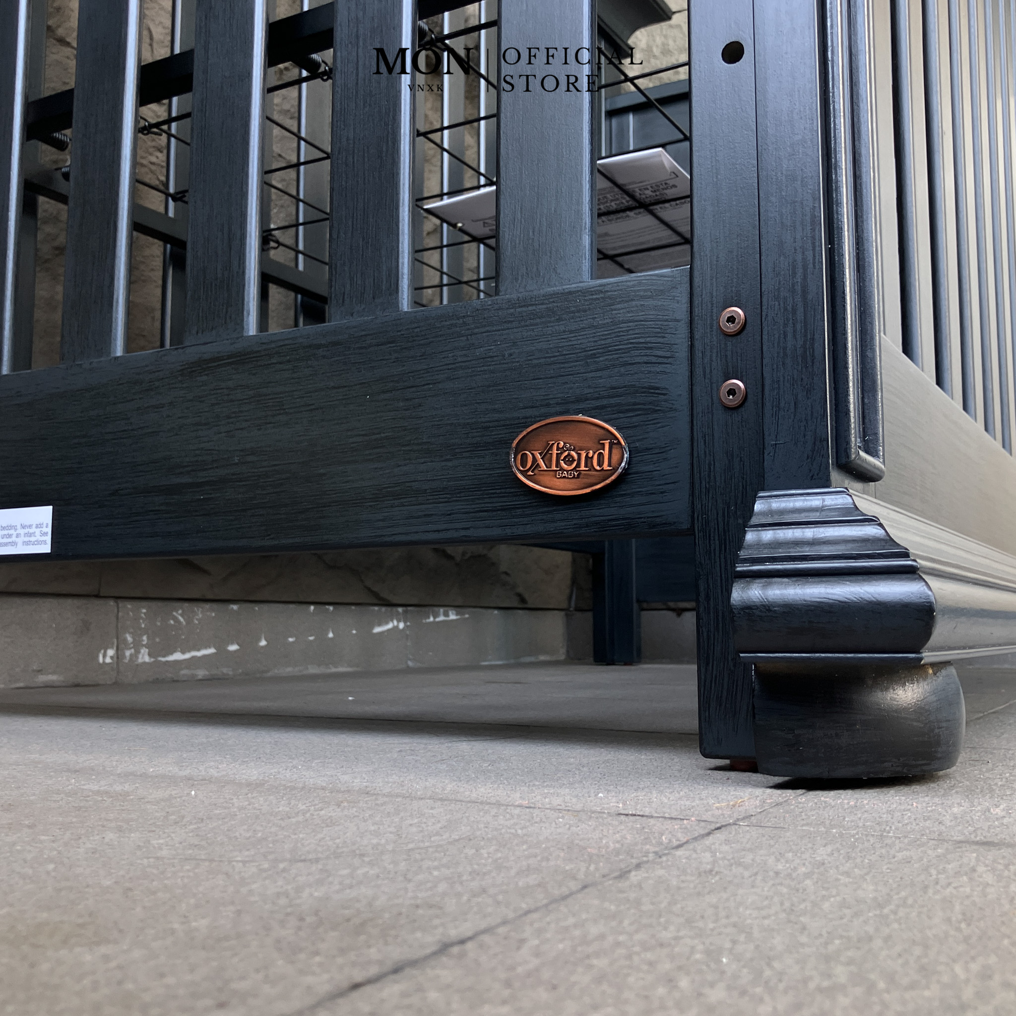 CŨI GỖ OXFORD HARLOW 4 IN 1 CONVERTIBLE CRIB NAVY MIDNIGHT SLATE_thumbnail_2