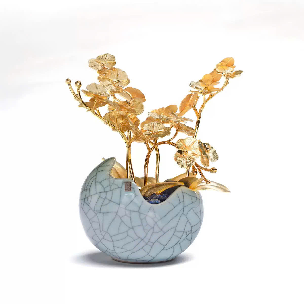 Lọ hoa lan hồ điệp mạ vàng 24k _thumbnail_3