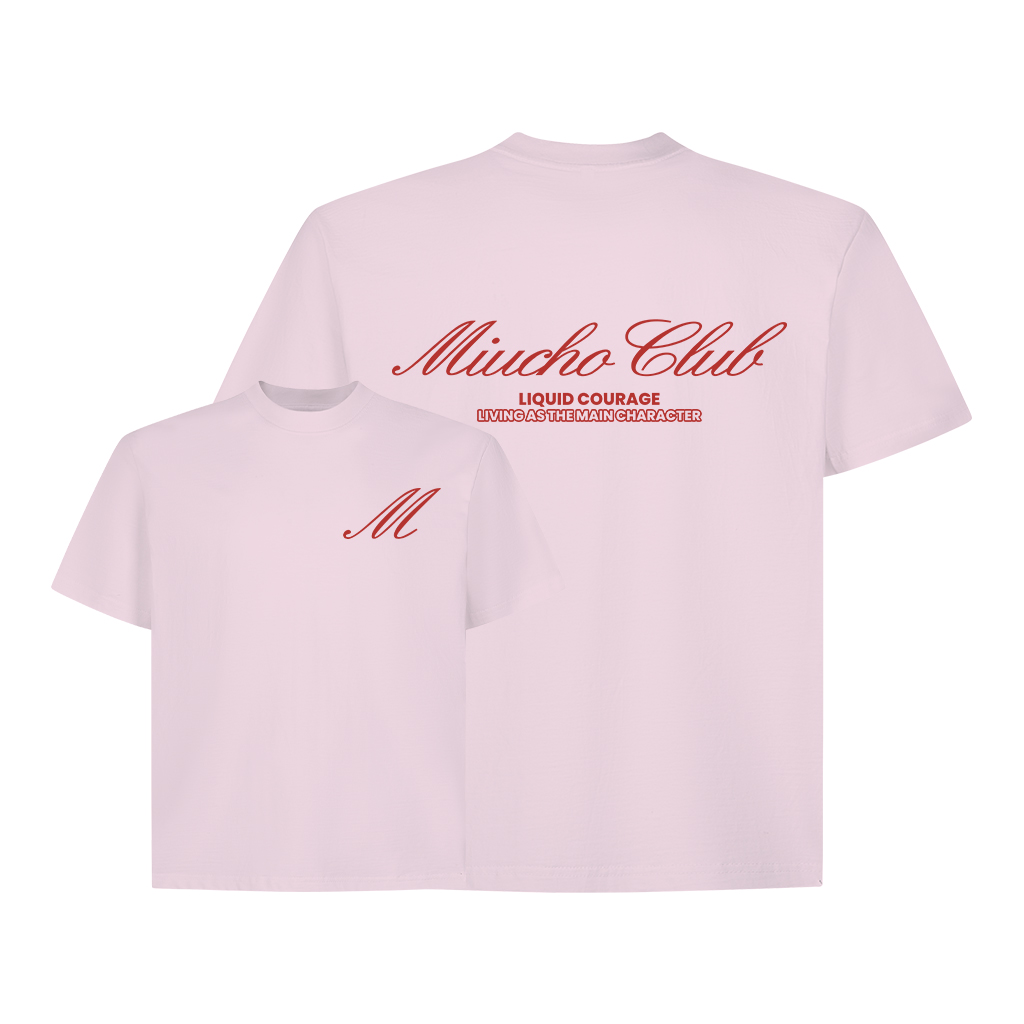 Áo thun boxy local brand 2042 Miucho vải cotton 2c 250gsm cổ tròn tay ngắn in basic