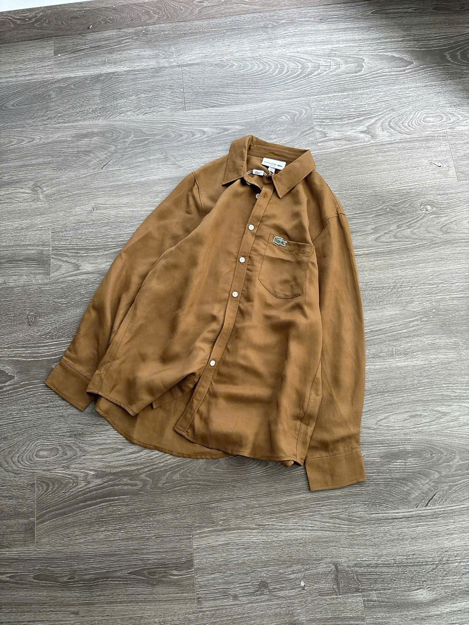 Áo somi tay dài cá sấu nâu_thumbnail_6