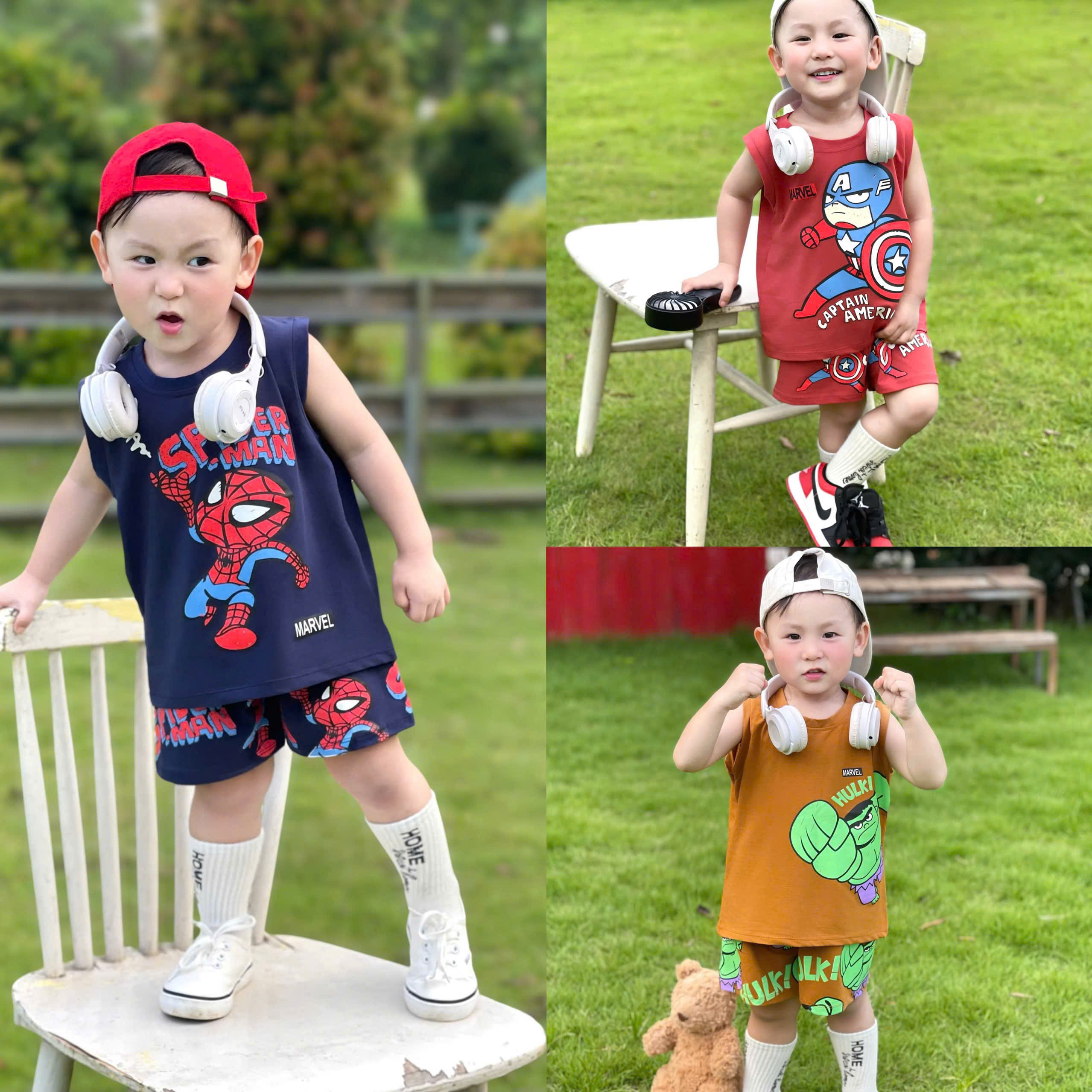 M72 SET 3 BỘ BA LỖ SIÊU NHÂN HULK- A100.351