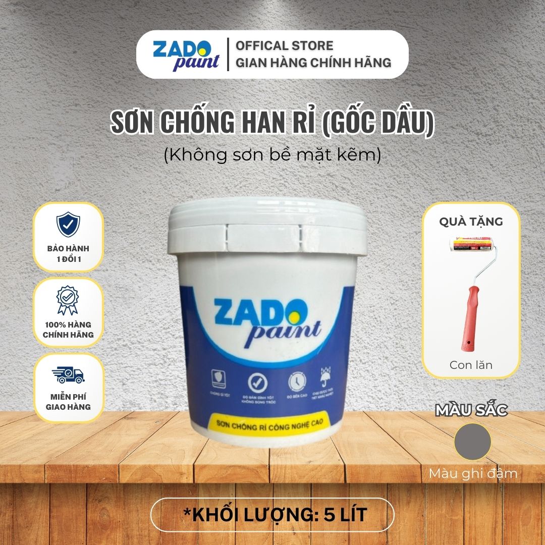 COMBO 2 THÙNG 5L SƠN CHỐNG RỈ GỐC DẦU Z 12