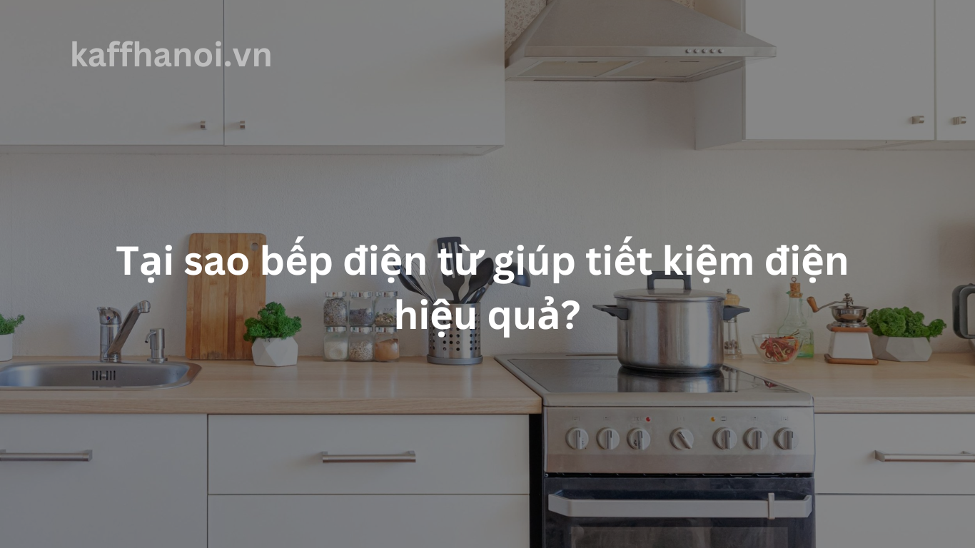 Tại sao bếp điện từ giúp tiết kiệm điện hiệu quả?