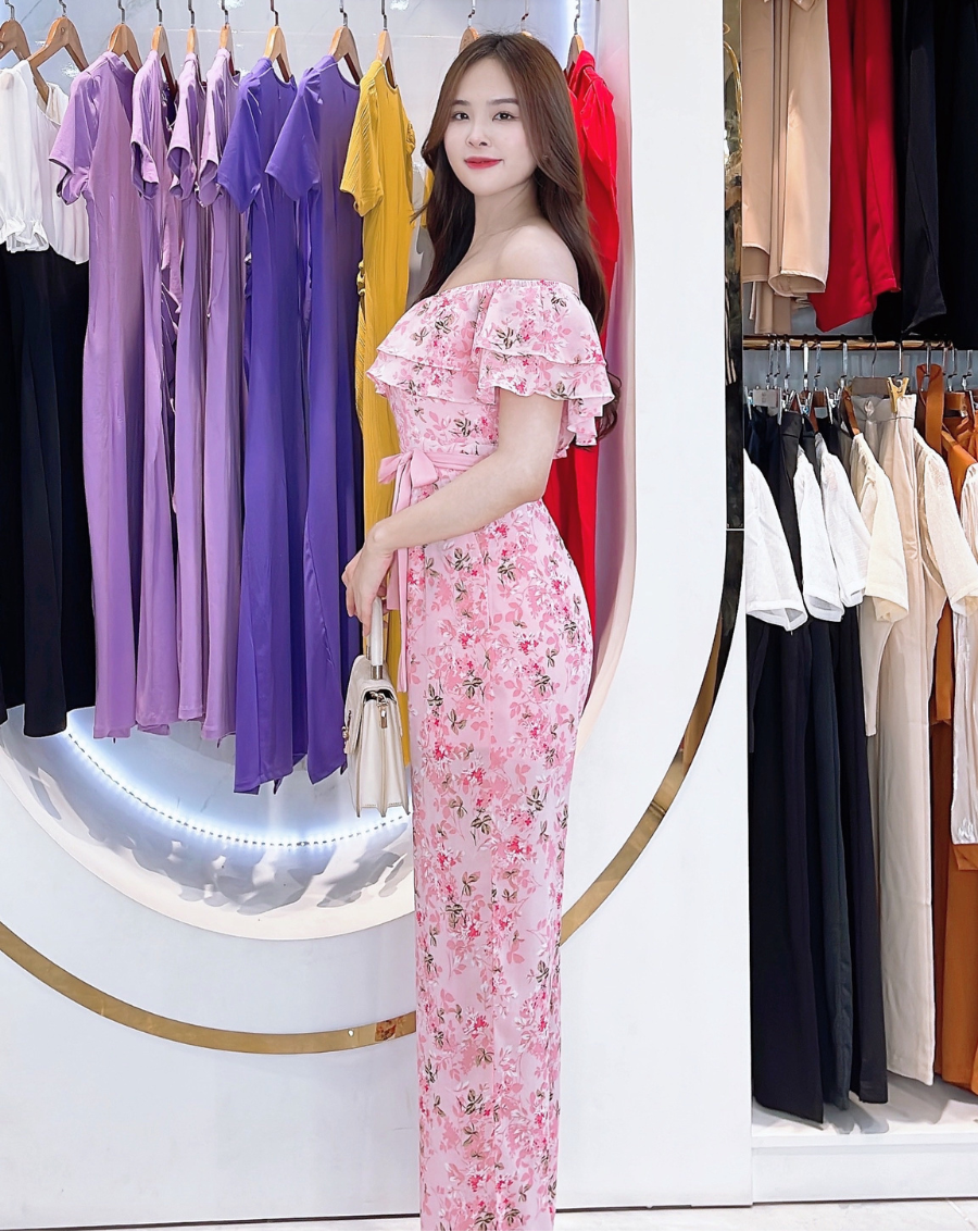 Jumpsuit ống rộng bèo ngực mặc 2 kiểu_thumbnail_8