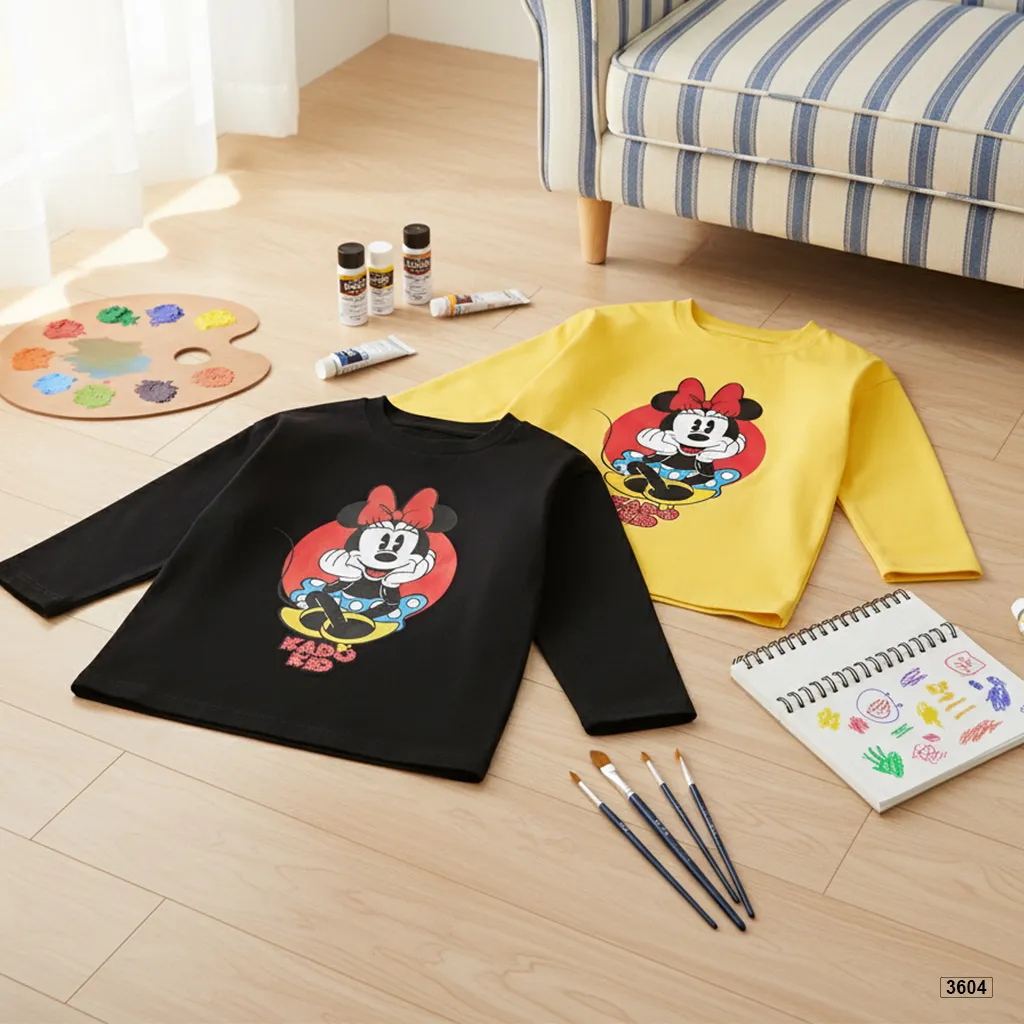 Áo thun bé gái tay dài Chuột Miinnie Kado 3604_thumbnail_6
