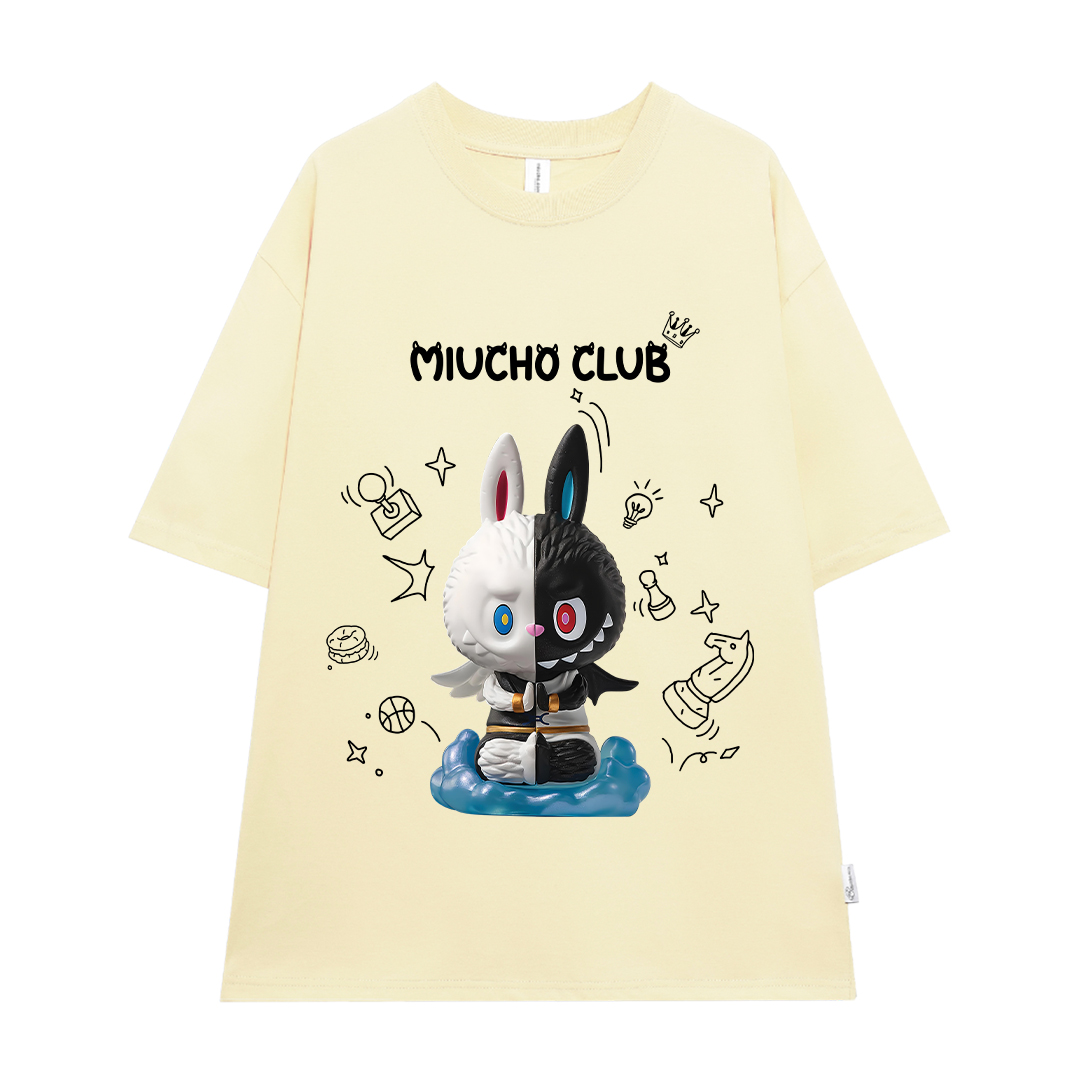 Áo phông labubu form rộng unisex ATD1441 Miucho tay ngắn cổ tròn in mix_thumbnail_7