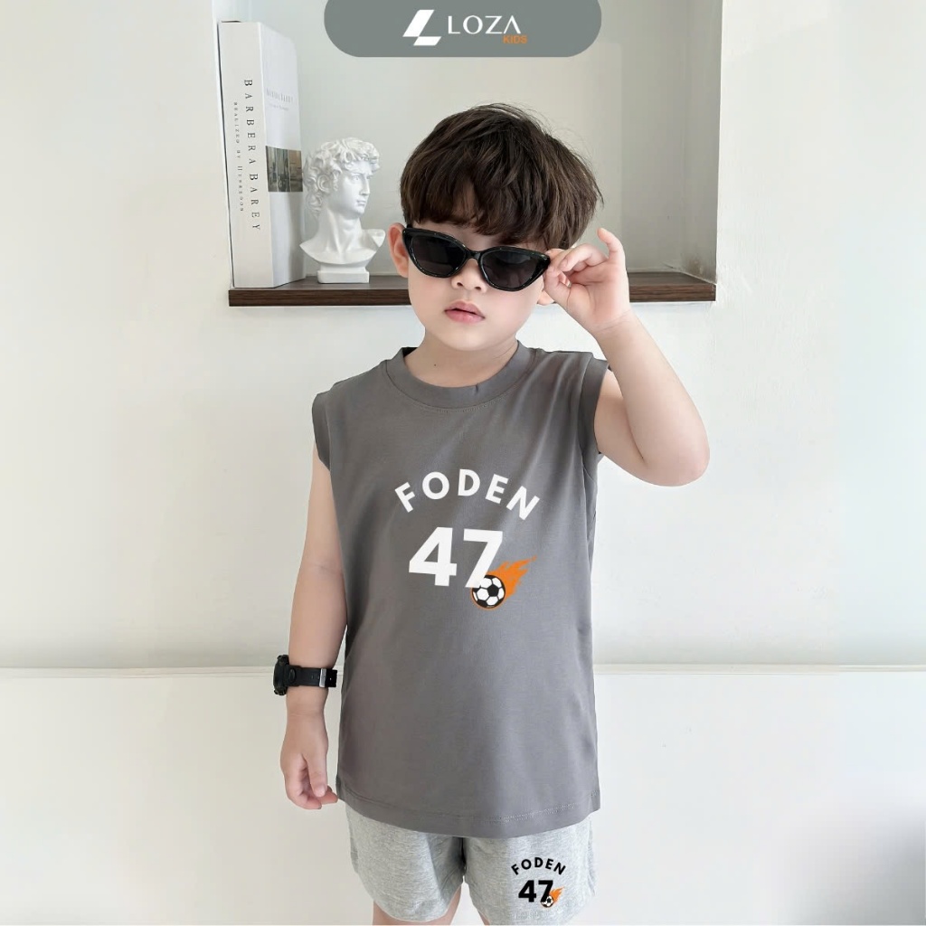 Bộ ba lỗ bé trai in số '47 FODEN' - Loza Kids BL376_thumbnail_5