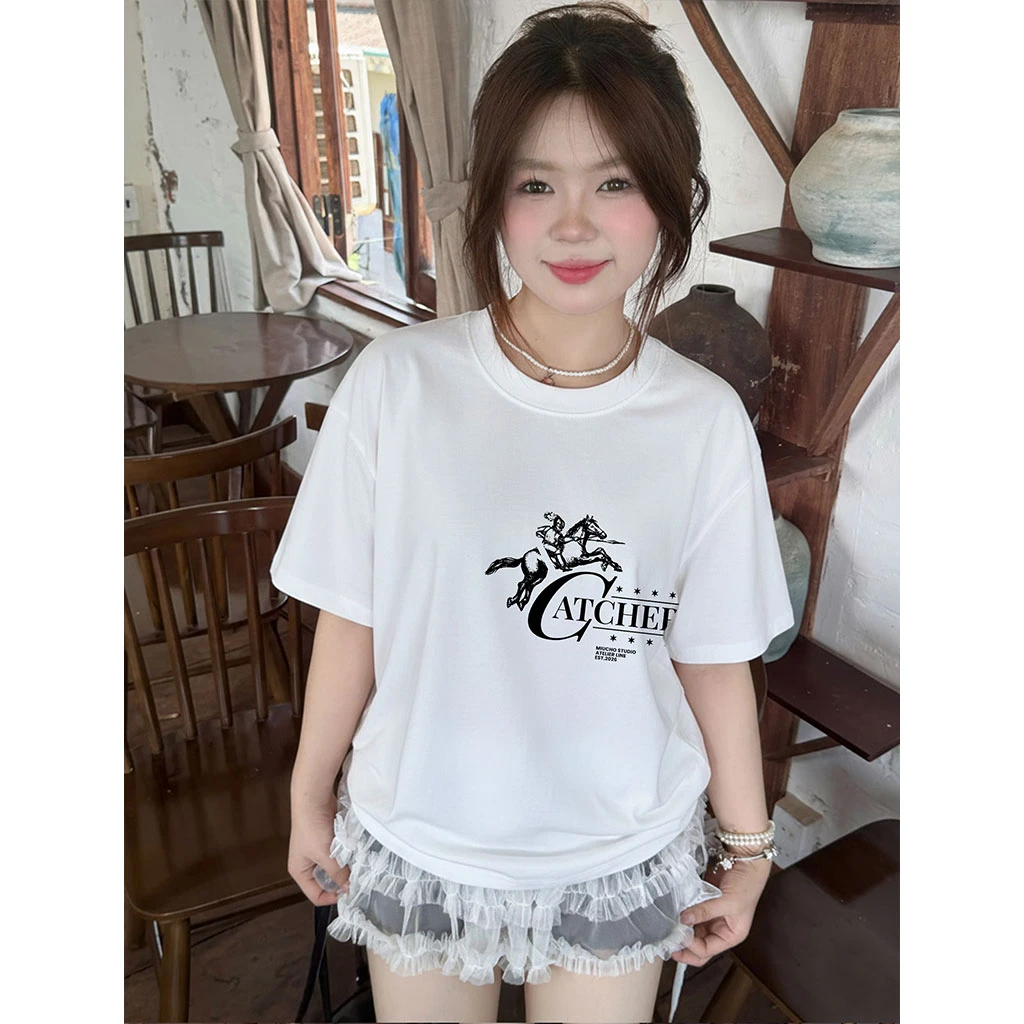 Áo thun Tết nam nữ form boxy Miucho vải thoáng mát dày dặn hình phối chữ cá tính in mix 2933_thumbnail_2