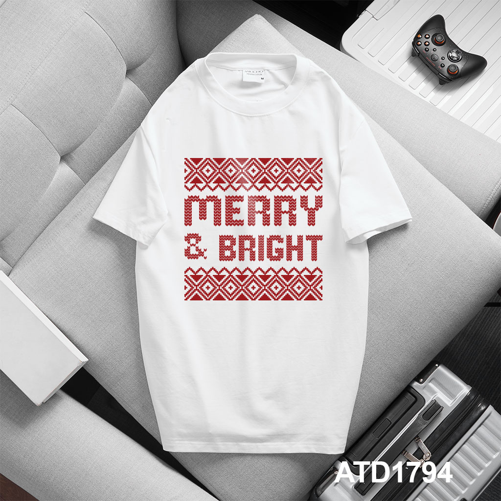 Áo phông nam giáng sinh noel form rộng cổ tròn vải cotton thoáng mát 1794 Miucho Iconic in artwork_thumbnail_2