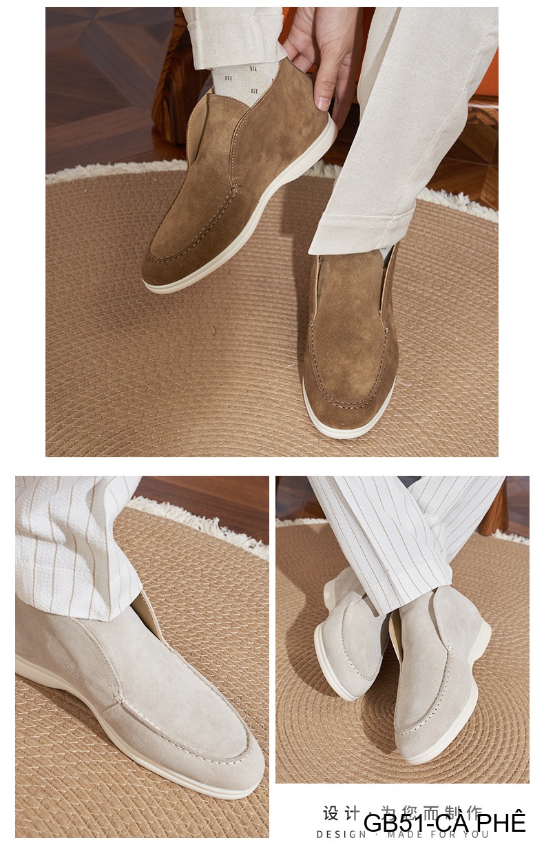 GB51 - Bốt nam cổ thấp da lộn phong cách Martin, đế cao su êm ái, 5 màu thời thượng_thumbnail_14