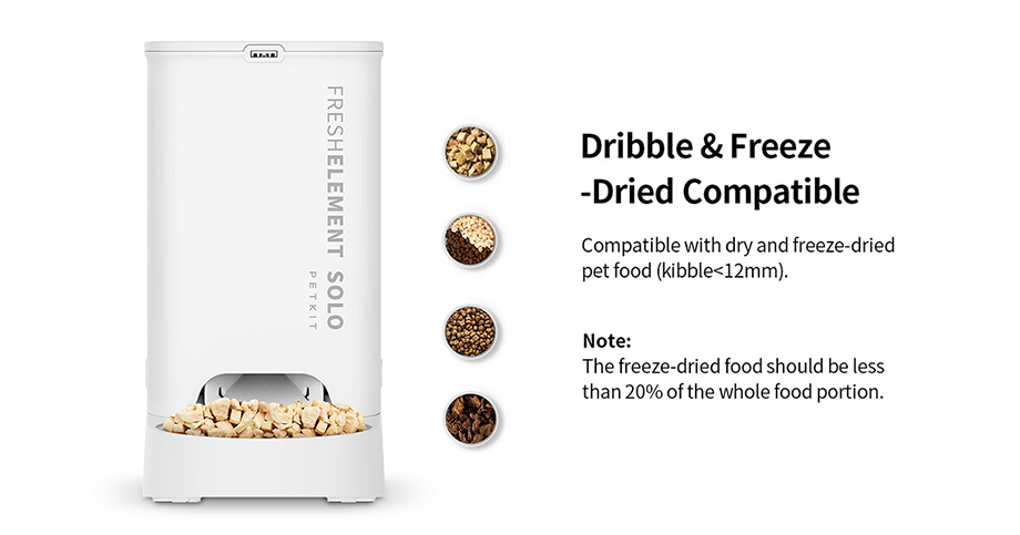 PETKIT Fresh Element Solo Automatic Pet Feeder - White