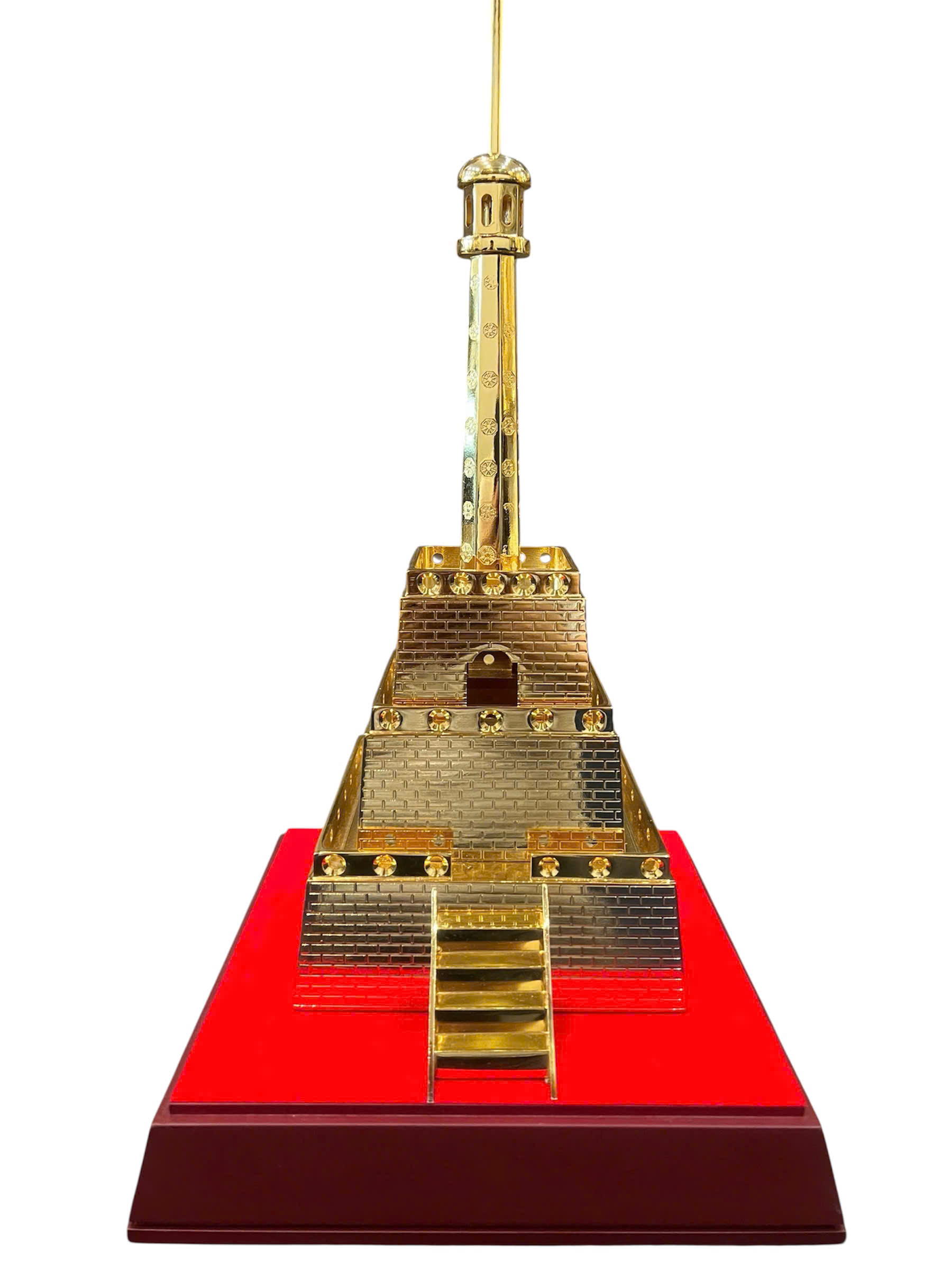 Mô hình cột cờ hà nội mạ vàng 24k cao 55 cm_thumbnail_1