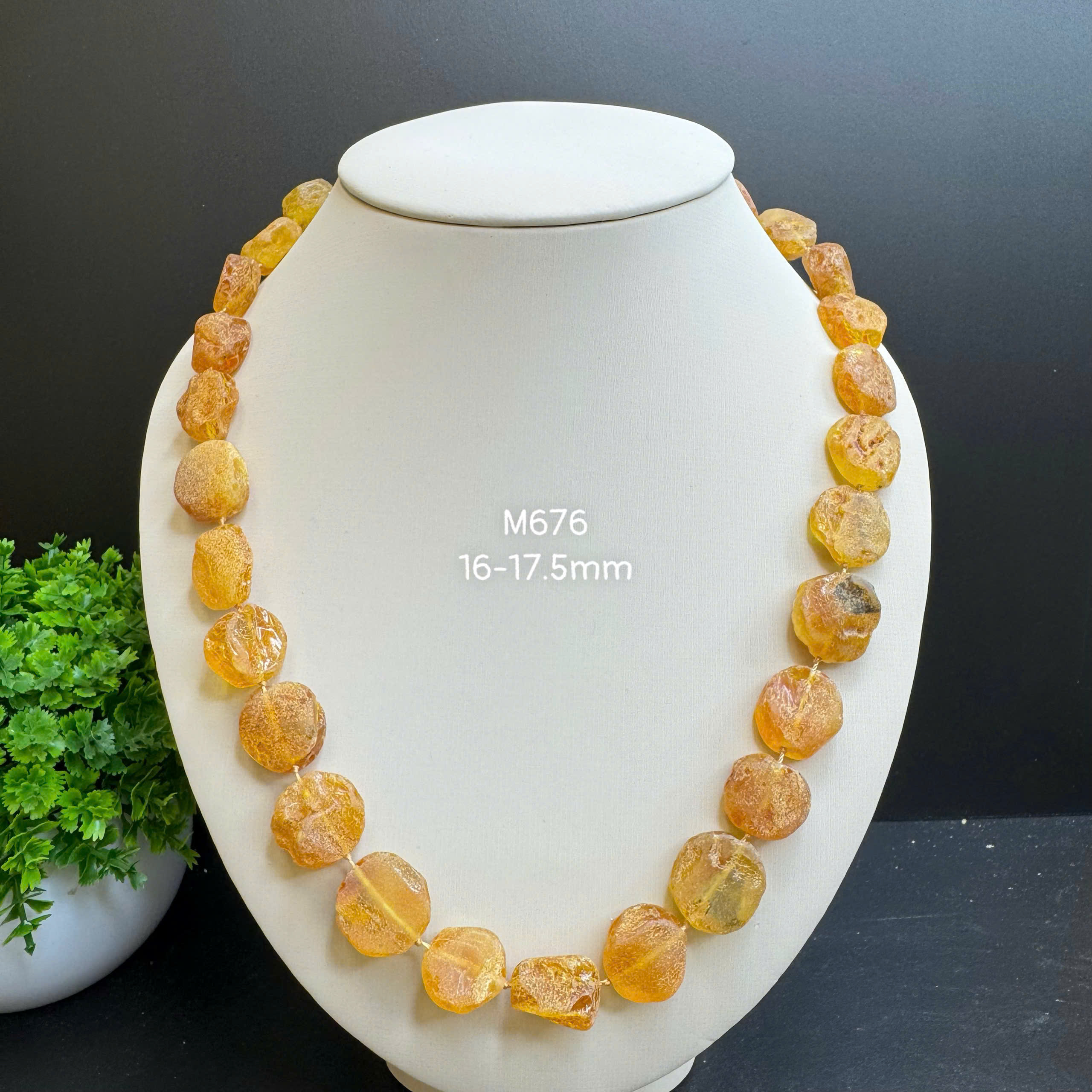 Vòng Cổ Thô Dáng Đồng Xu - M676