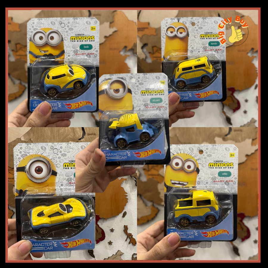 Đồ chơi Mô Hình Ô Tô Hot Wheels Minion Hợp Kim The Rise of Gru Xe Bob Gru Alloy Car Cho Bé Bigcitybuy_thumbnail_6