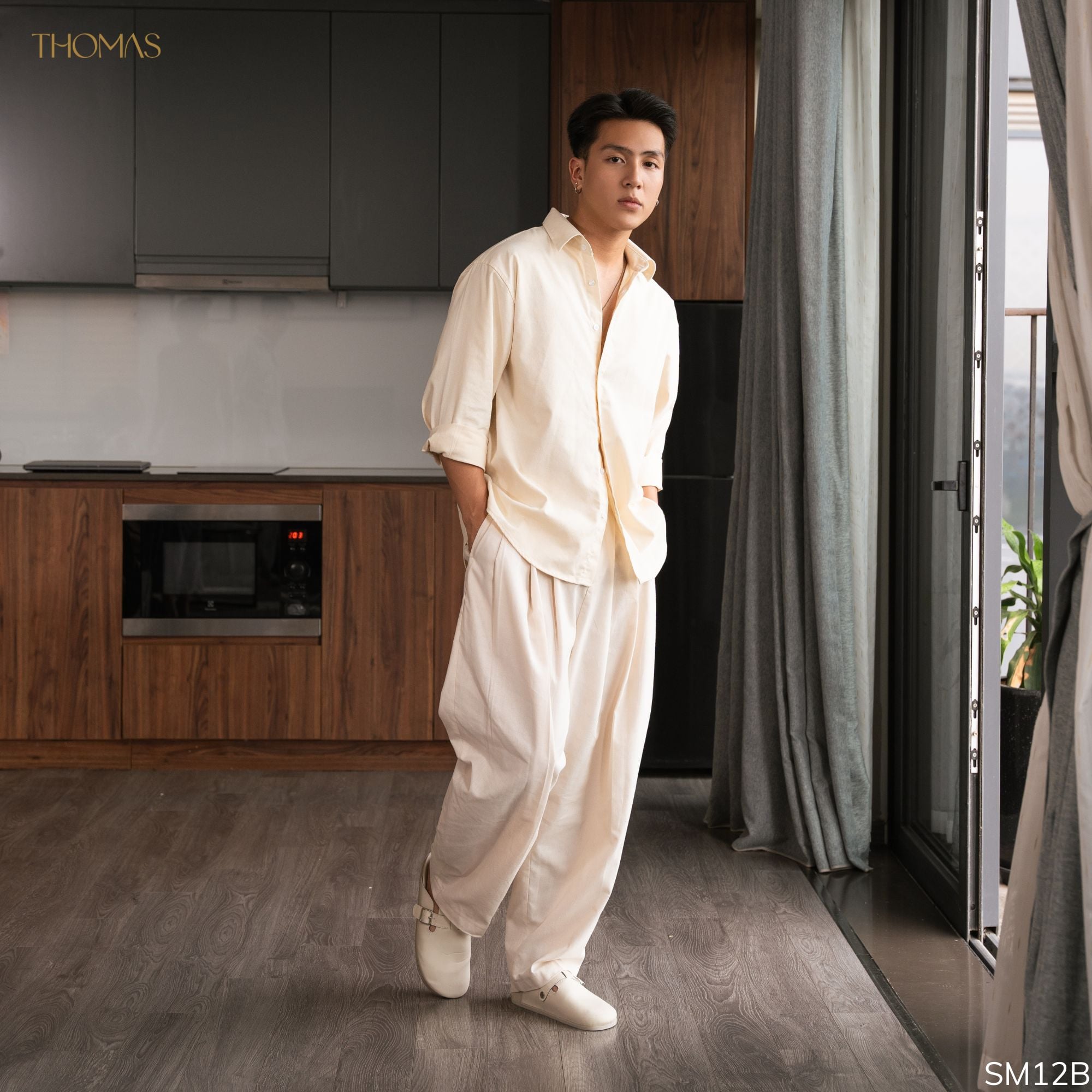 Áo Sơ Mi Dài Tay Kevin Vải Linen Form Relaxed_thumbnail_3