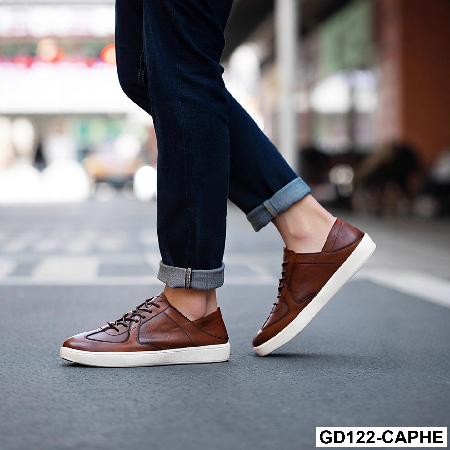 Giày thể thao nam da bò thật – Mềm mại, retro, dây buộc đa năng_thumbnail_6